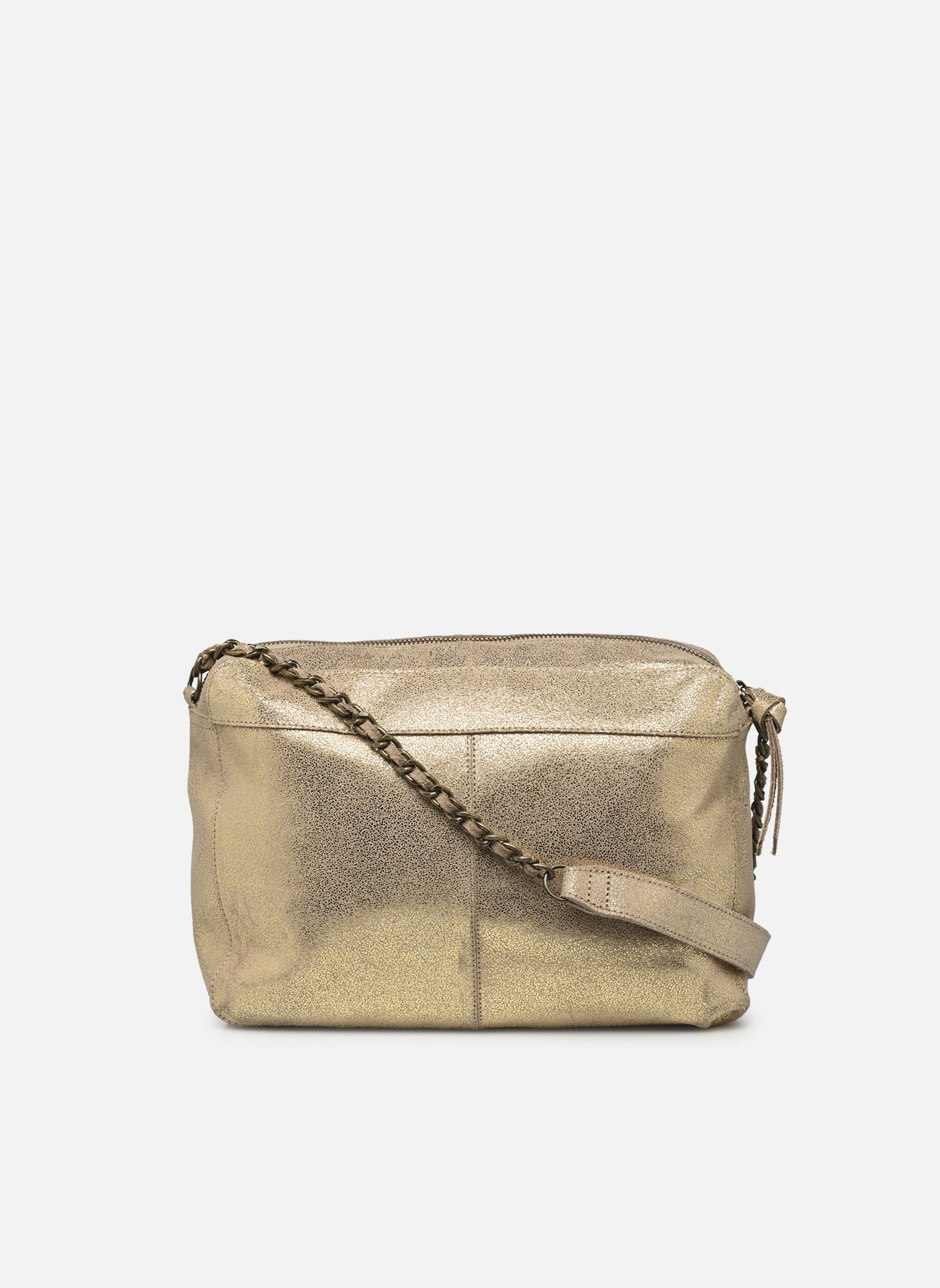 Sacs bandoulière Naina Leather Xl Cross Over Fc femme or et bronze Pieces Sacs bandoulière Naina Leather Xl Cross Over Fc femme or et bronze GOLD SNOW