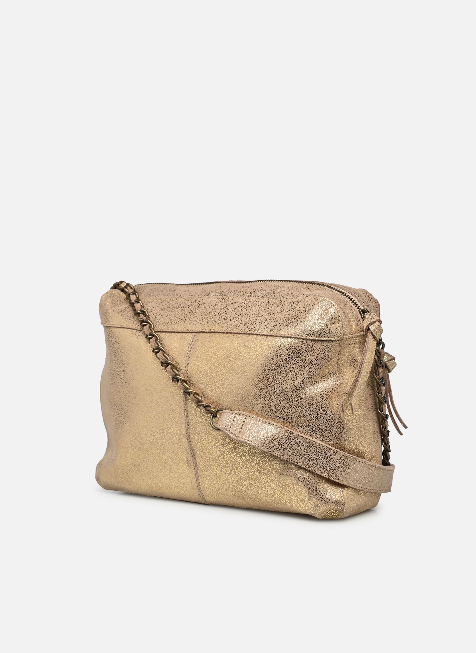 Sacs bandoulière Naina Leather Xl Cross Over Fc femme or et bronze Pieces Sacs bandoulière Naina Leather Xl Cross Over Fc femme or et bronze GOLD SNOW