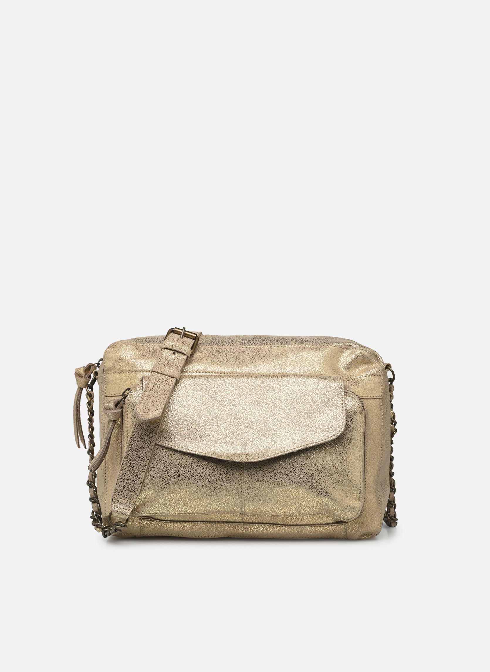Sacs bandoulière Naina Leather Xl Cross Over Fc femme or et bronze Pieces Sacs bandoulière Naina Leather Xl Cross Over Fc femme or et bronze GOLD SNOW