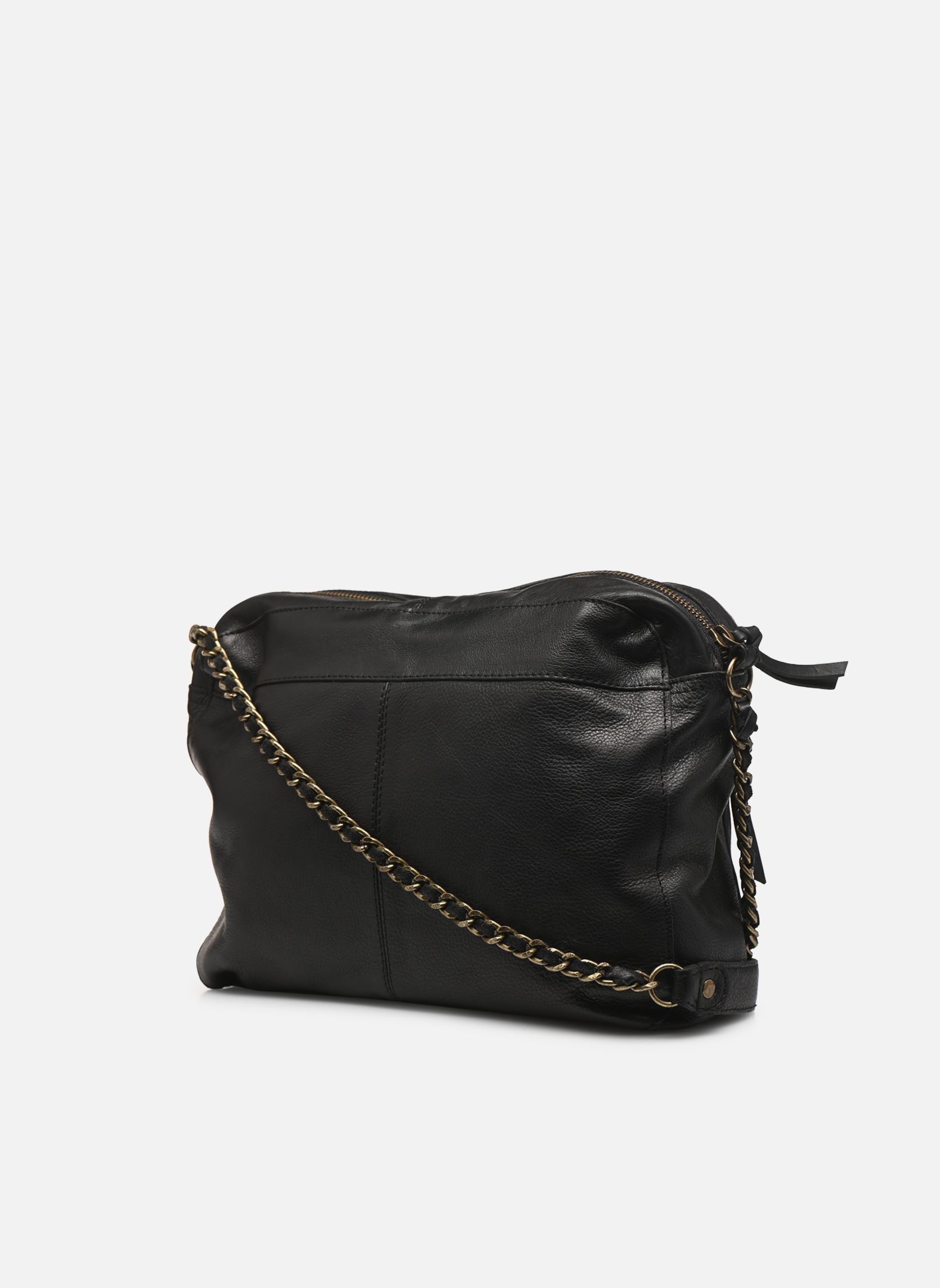 Sacs bandoulière Naina Leather Xl Cross Over Fc femme noir Pieces Sacs bandoulière Naina Leather Xl Cross Over Fc femme noir BLACK