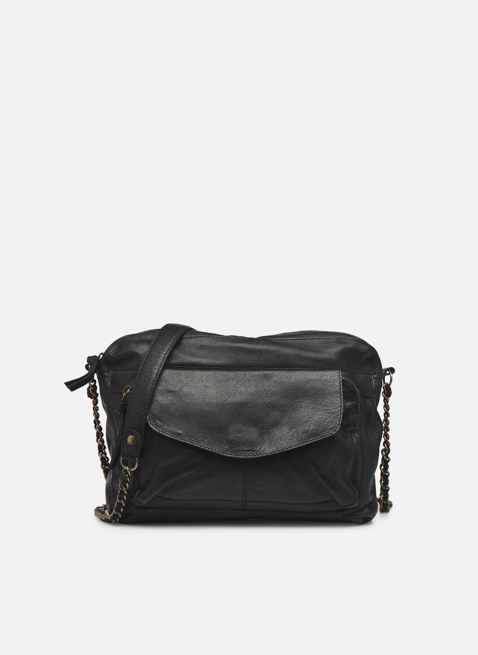 Sacs bandoulière Naina Leather Xl Cross Over Fc femme noir Pieces Sacs bandoulière Naina Leather Xl Cross Over Fc femme noir BLACK