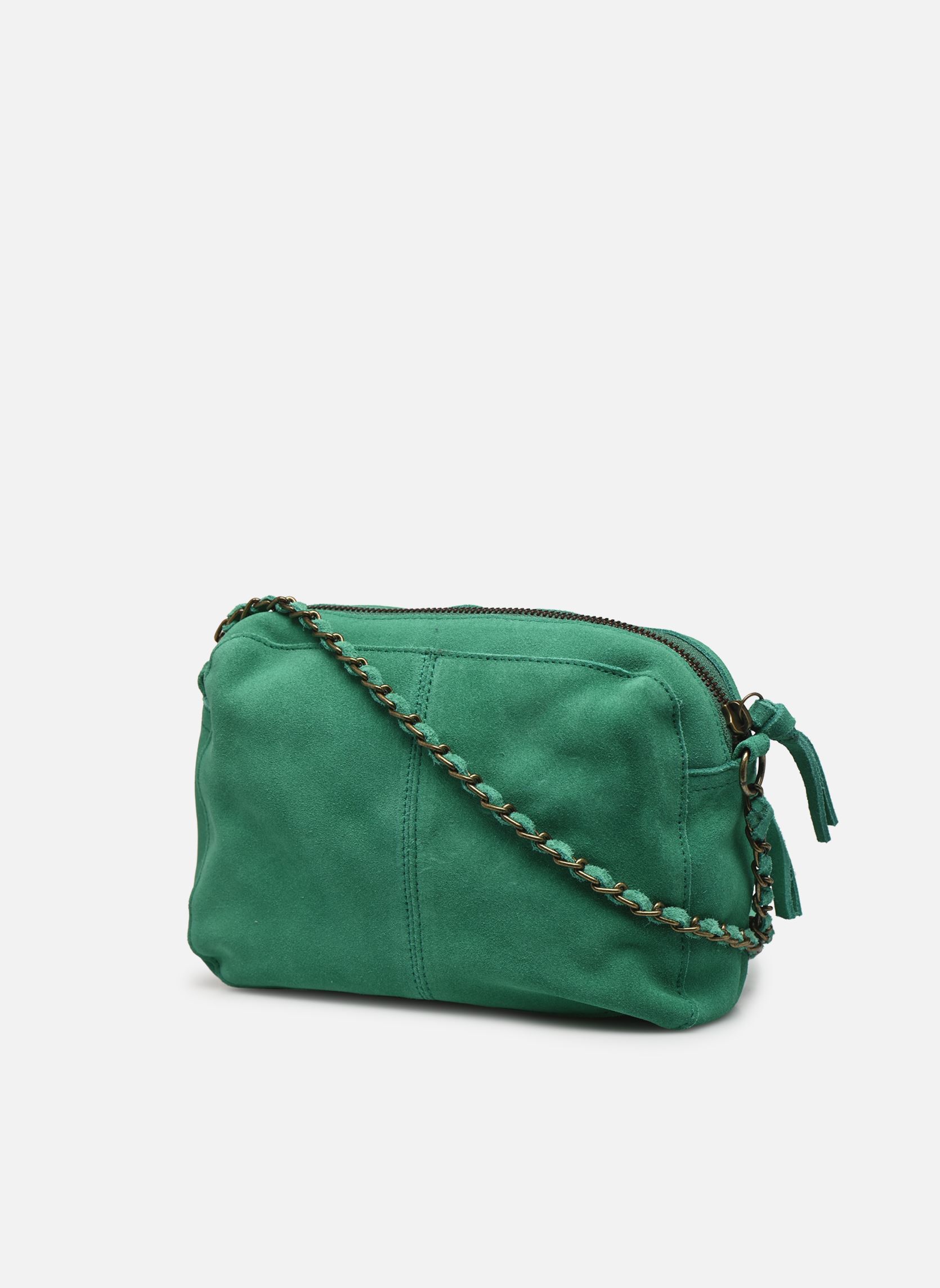 Schoudertassen Naina Suede Cross Over Fc dames groen Pieces Schoudertassen Naina Suede Cross Over Fc dames groen Pepper Green