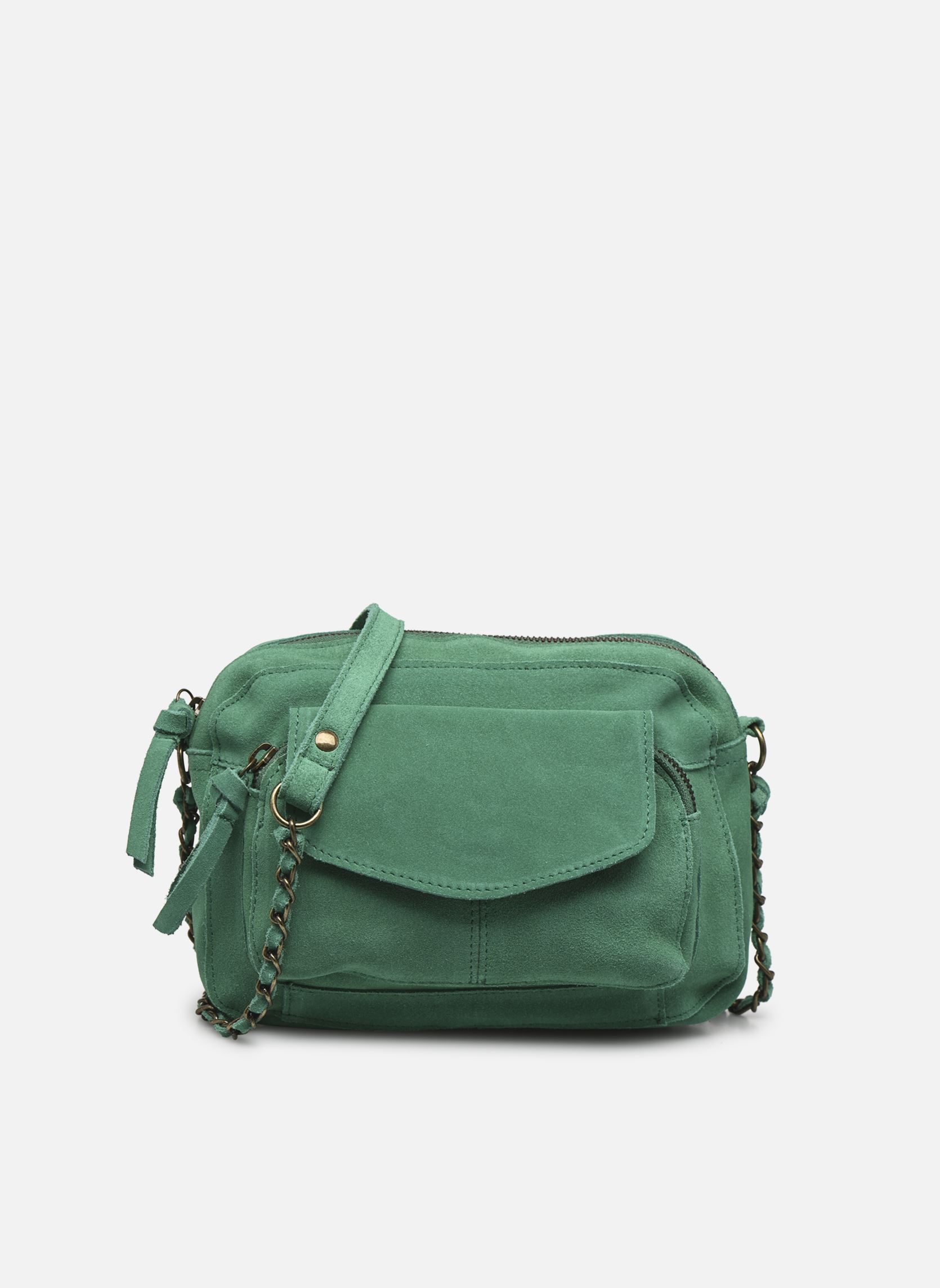 Schoudertassen Naina Suede Cross Over Fc dames groen Pieces Schoudertassen Naina Suede Cross Over Fc dames groen Pepper Green