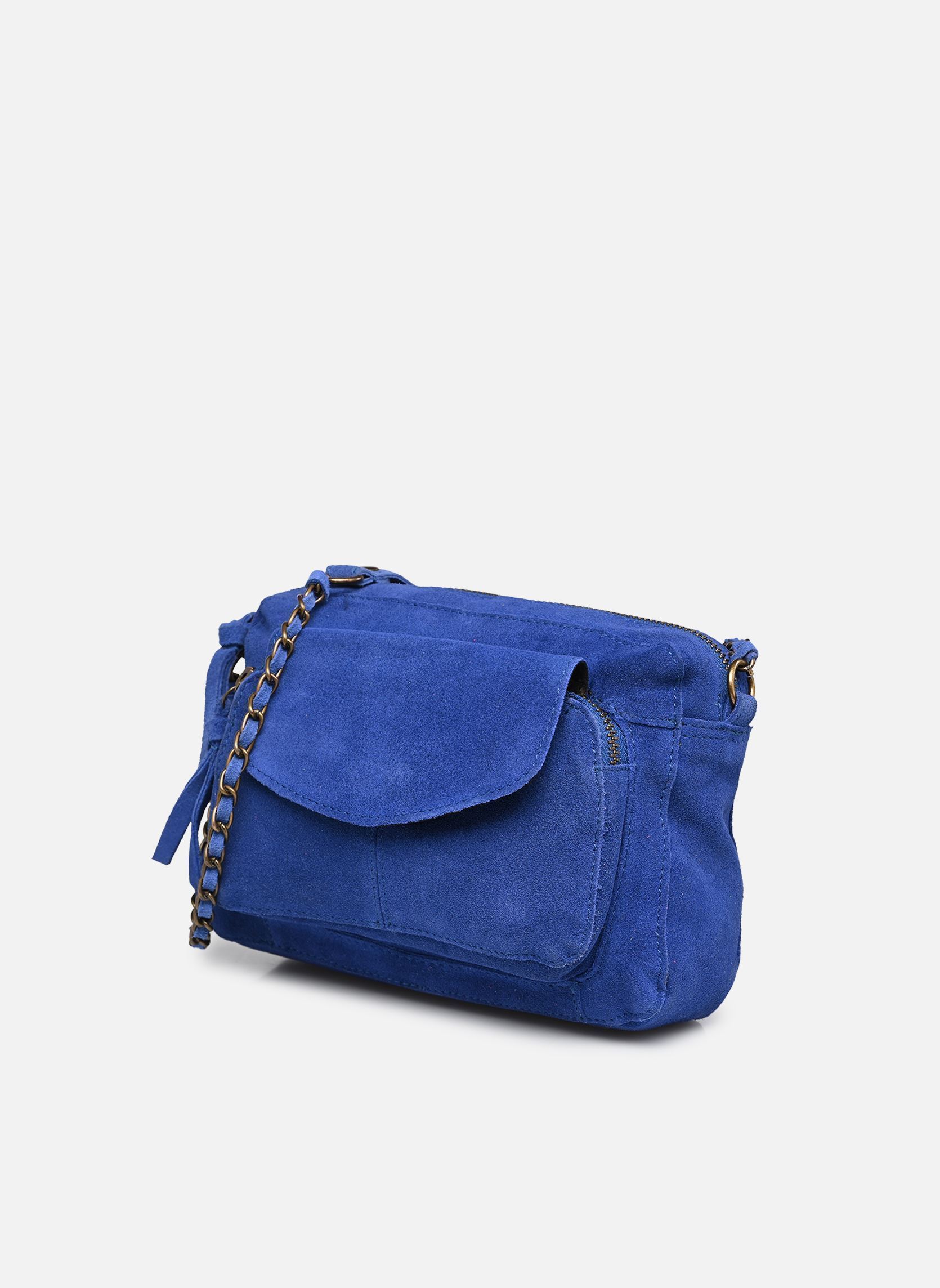 Sacs bandoulière Naina Suede Cross Over Fc femme bleu Pieces Sacs bandoulière Naina Suede Cross Over Fc femme bleu BLUE INDIGO