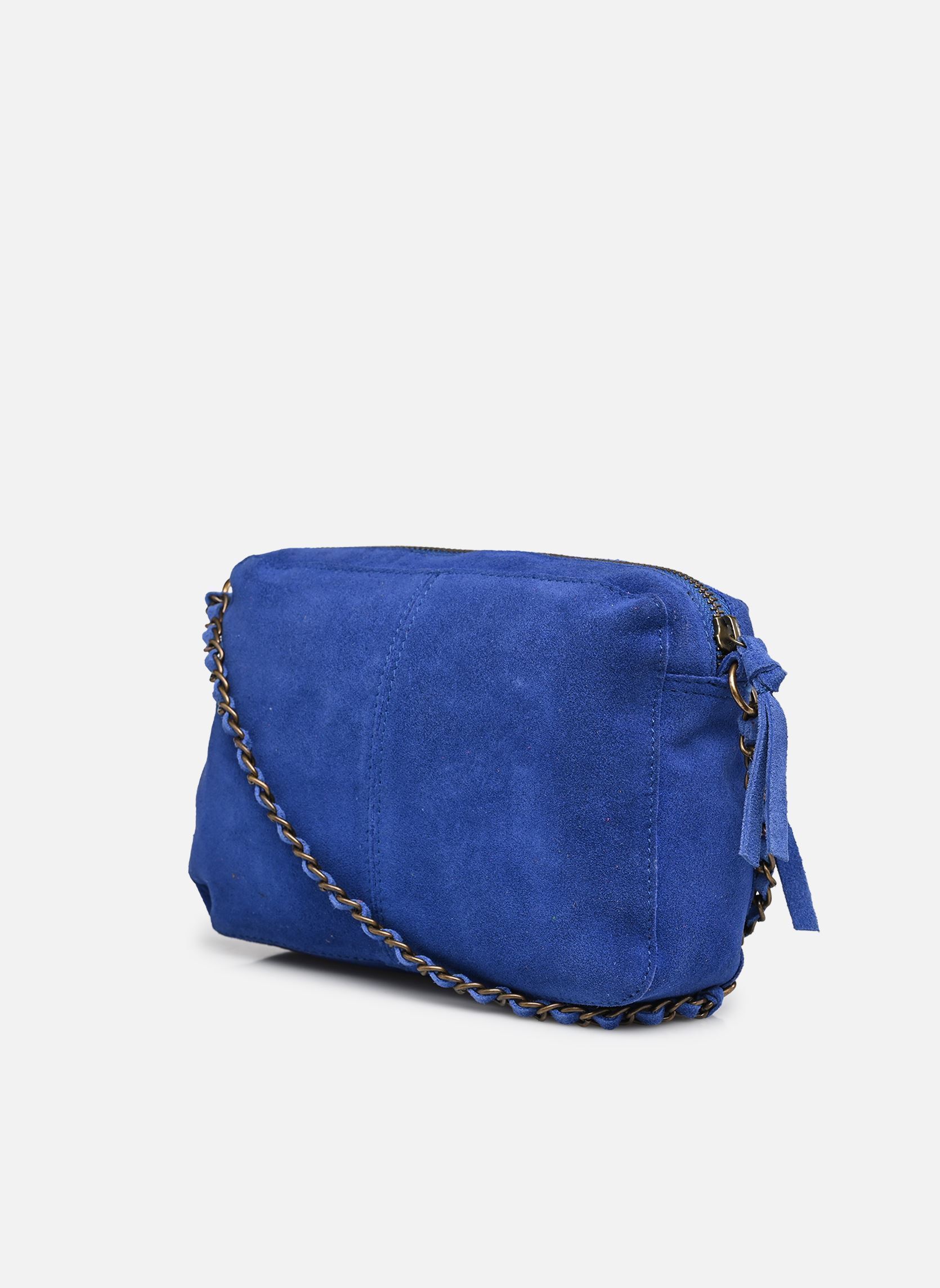 Sacs bandoulière Naina Suede Cross Over Fc femme bleu Pieces Sacs bandoulière Naina Suede Cross Over Fc femme bleu BLUE INDIGO