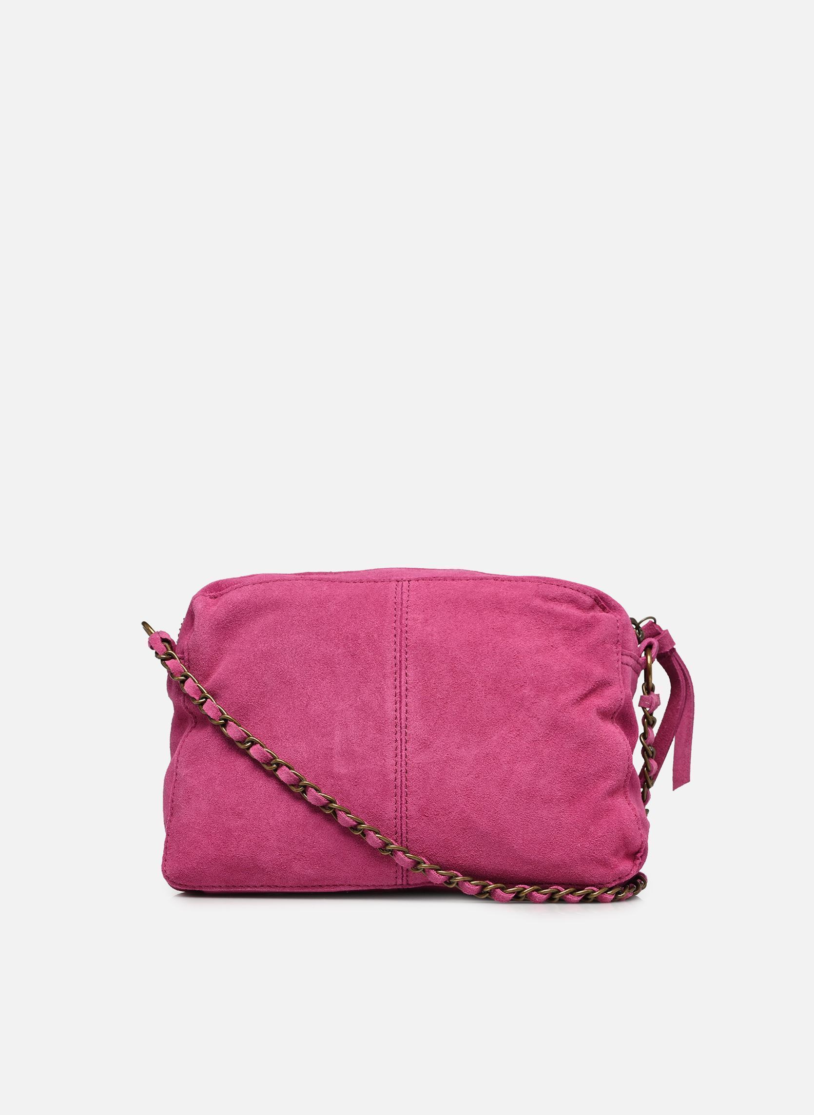 Sacs bandoulière Naina Suede Cross Over Fc femme rose Pieces Sacs bandoulière Naina Suede Cross Over Fc femme rose FESTIVAL FUCHSIA