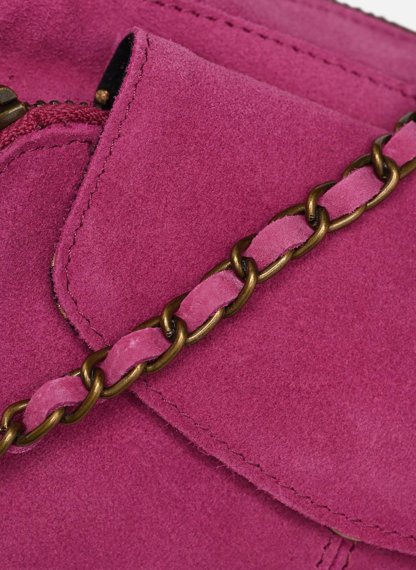 Sacs bandoulière Naina Suede Cross Over Fc femme rose Pieces Sacs bandoulière Naina Suede Cross Over Fc femme rose FESTIVAL FUCHSIA