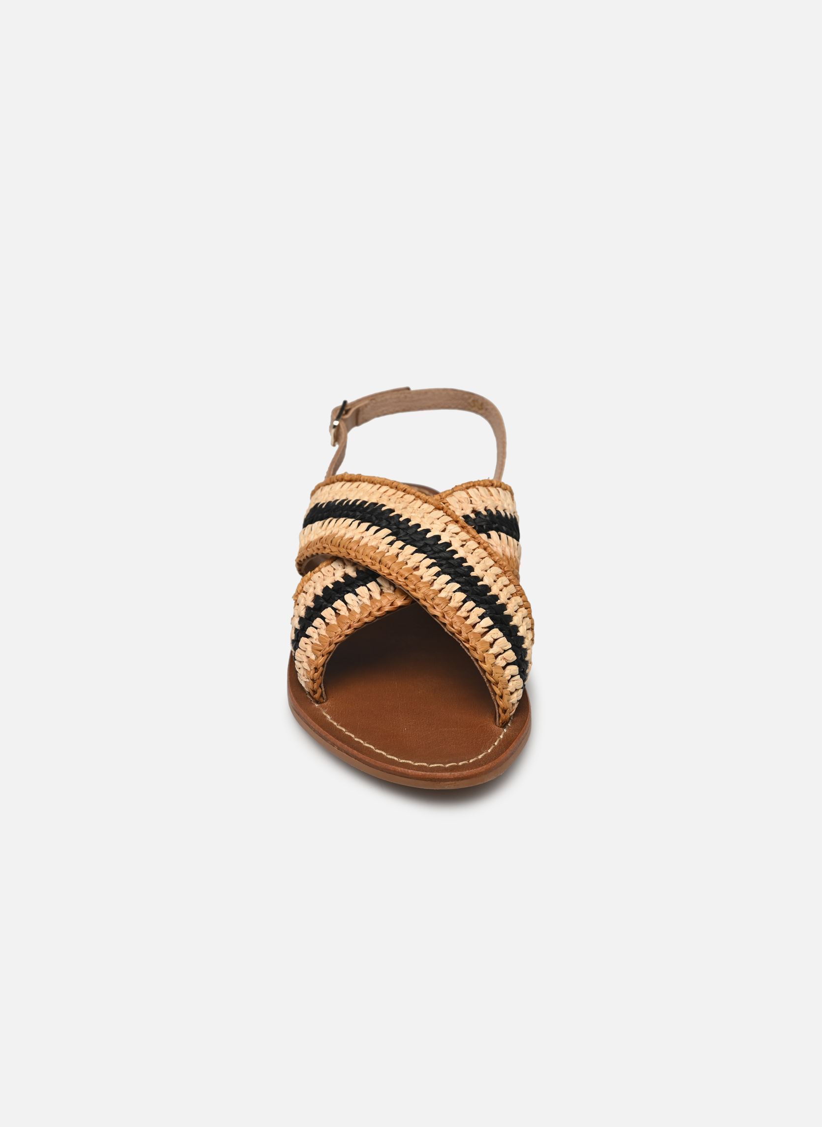Sandalen Kaylin - sandales dames beige Georgia Rose Sandalen Kaylin - sandales dames beige RAFFIA MULTI