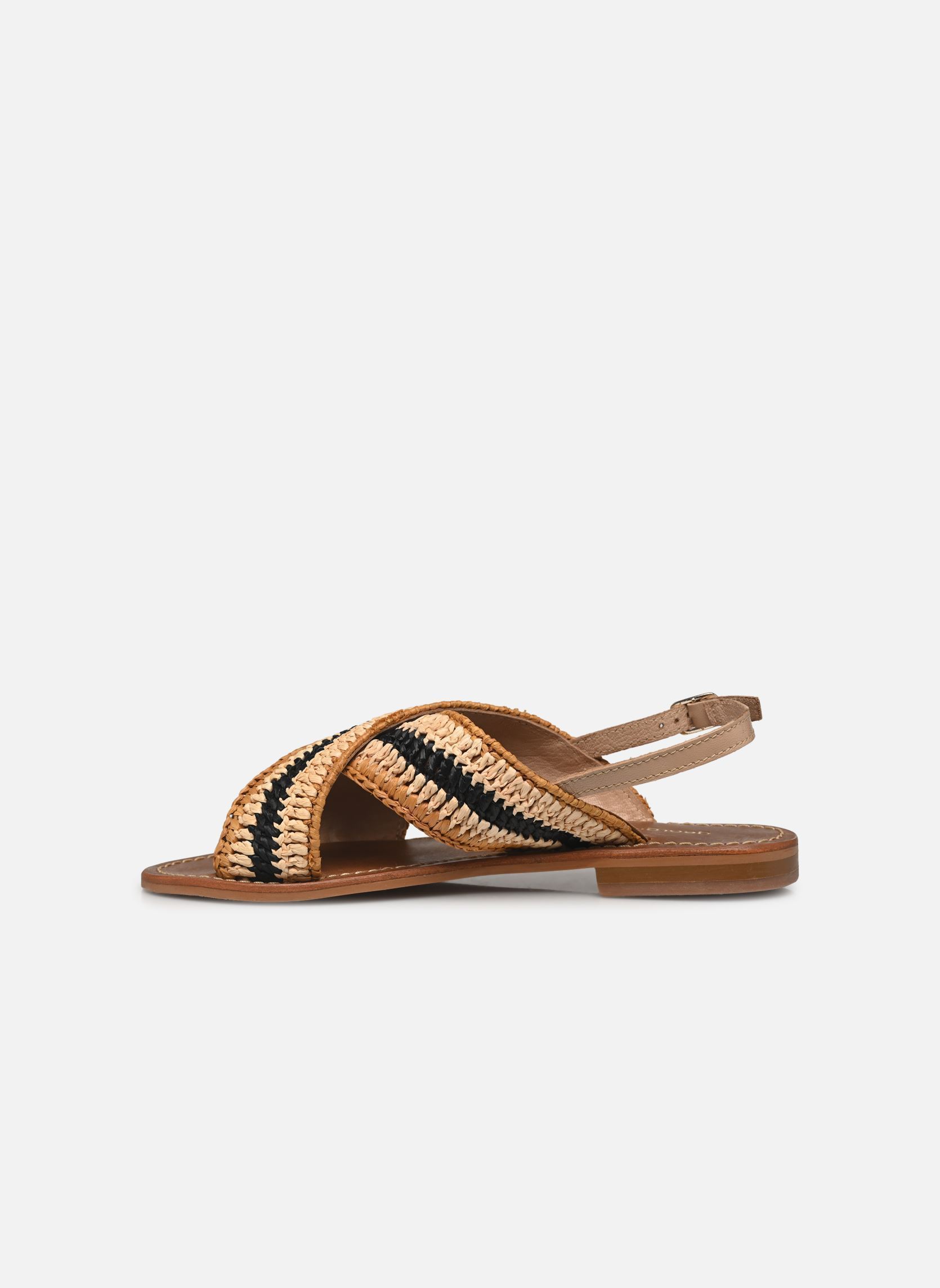 Sandalen Kaylin - sandales dames beige Georgia Rose Sandalen Kaylin - sandales dames beige RAFFIA MULTI