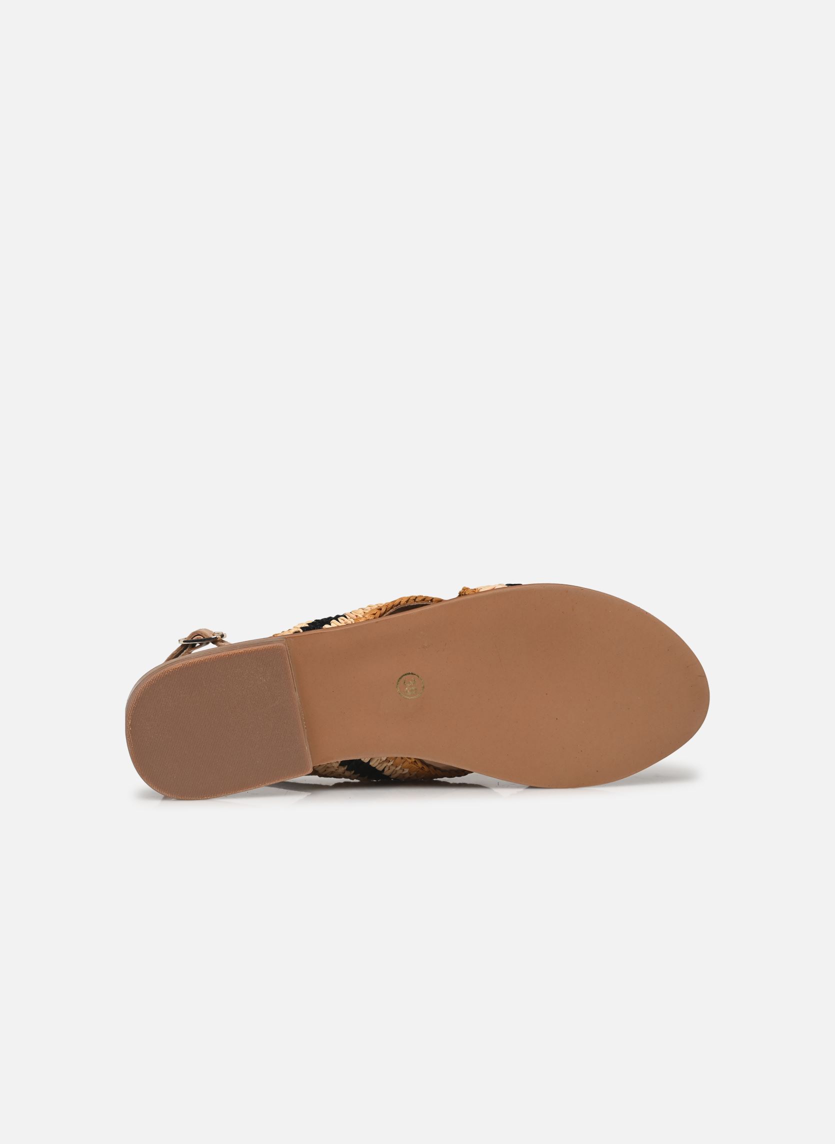 Sandalen Kaylin - sandales dames beige Georgia Rose Sandalen Kaylin - sandales dames beige RAFFIA MULTI