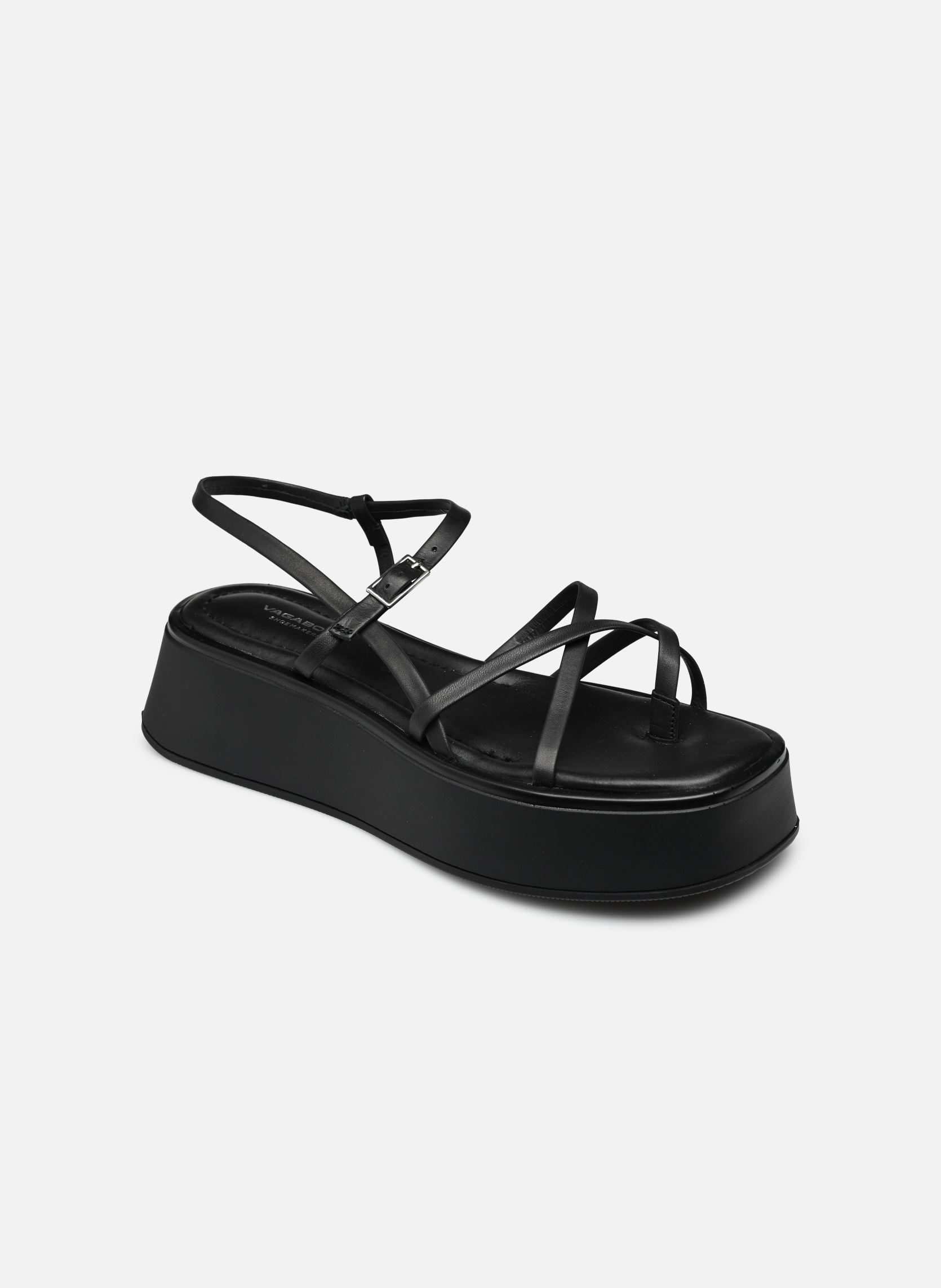 Sandales compensées et plateformes COURTNEY 5334-701 femme noir Vagabond Shoemakers Sandales compensées et plateformes COURTNEY 5334-701 femme noir Black/black