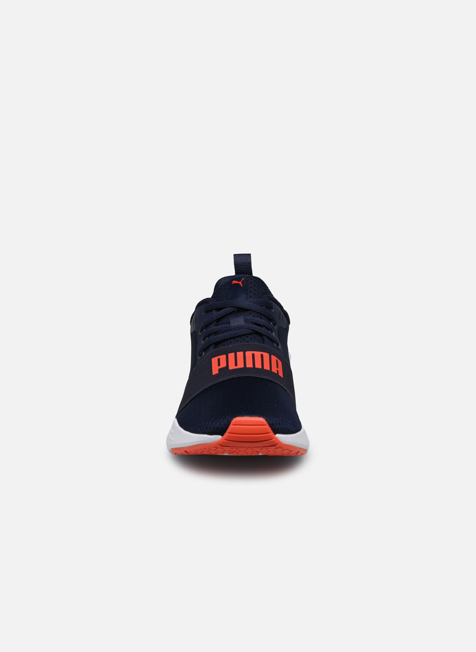 Niedrige Sneaker Jr Wired Run blau Puma Niedrige Sneaker Jr Wired Run blau PEACOAT-PUMA RED