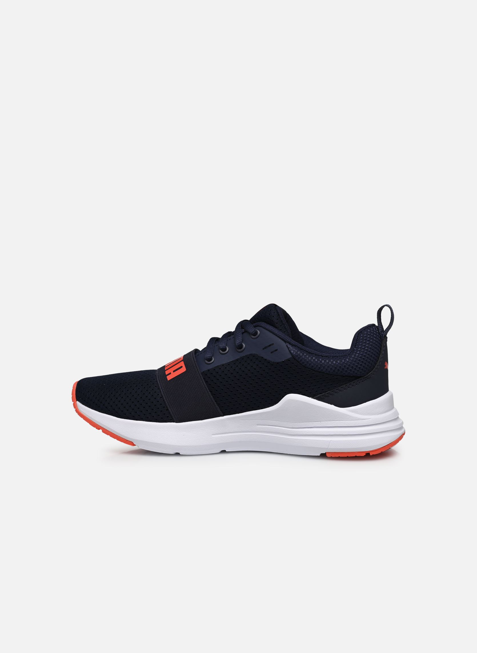 Niedrige Sneaker Jr Wired Run blau Puma Niedrige Sneaker Jr Wired Run blau PEACOAT-PUMA RED