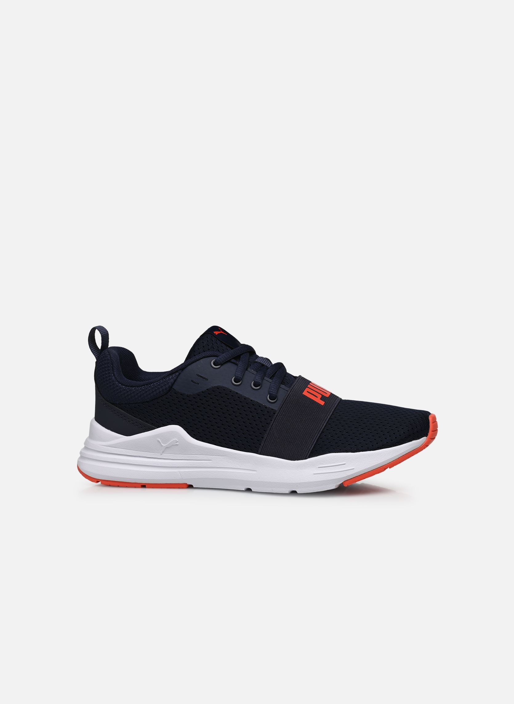Niedrige Sneaker Jr Wired Run blau Puma Niedrige Sneaker Jr Wired Run blau PEACOAT-PUMA RED