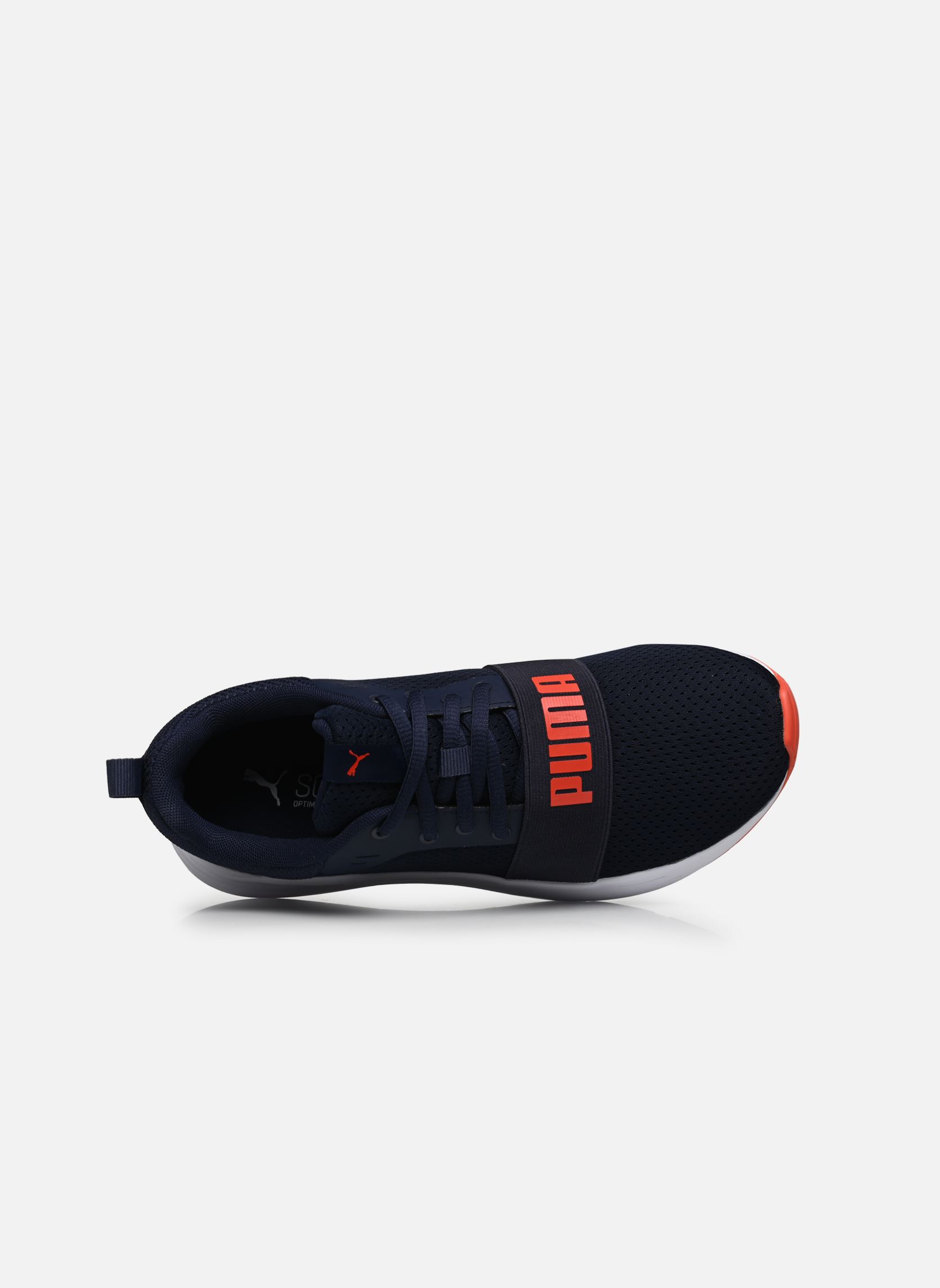 Niedrige Sneaker Jr Wired Run blau Puma Niedrige Sneaker Jr Wired Run blau PEACOAT-PUMA RED