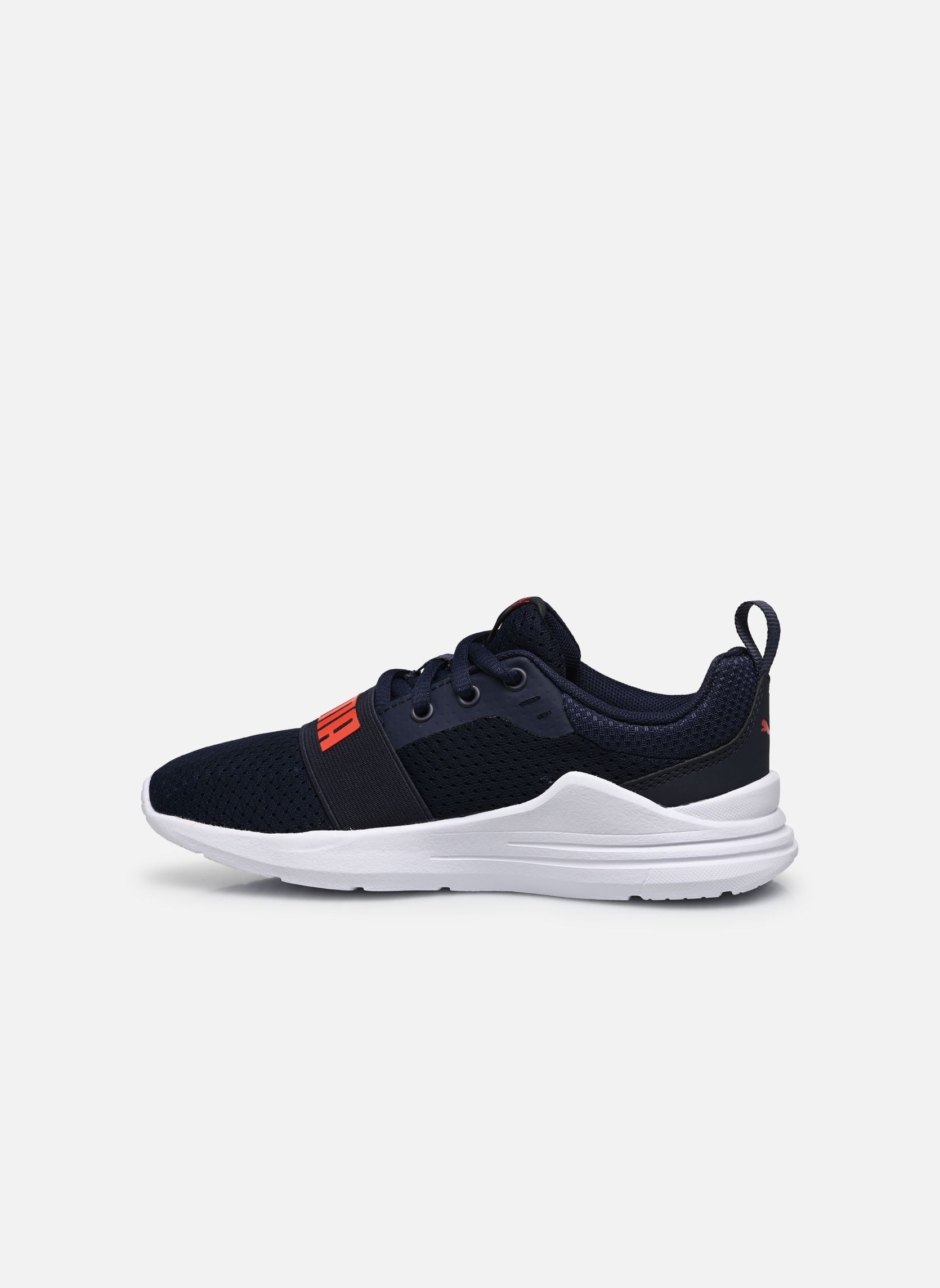 Baskets basses Ps Wired Run bleu Puma Baskets basses Ps Wired Run bleu PEACOAT-PUMA RED