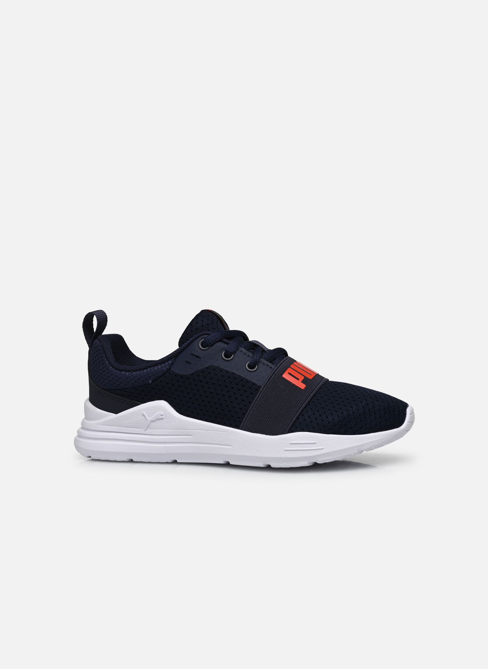 Baskets basses Ps Wired Run bleu Puma Baskets basses Ps Wired Run bleu PEACOAT-PUMA RED