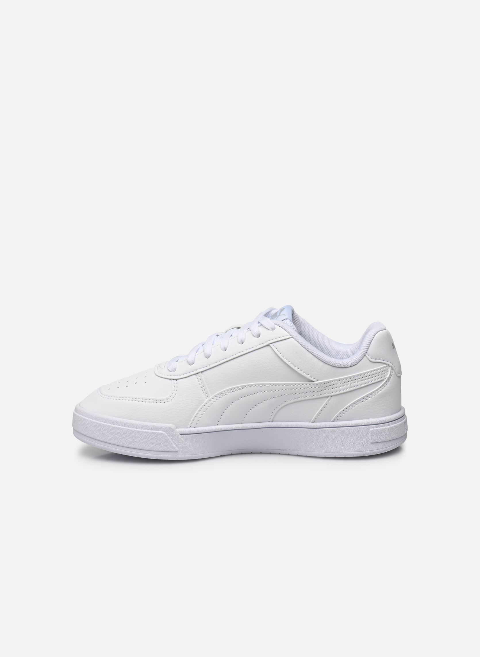 Baskets basses Jr Puma Caven blanc Puma Baskets basses Jr Puma Caven blanc PUMA WHITE-PUMA WHITE-GRAY VIO