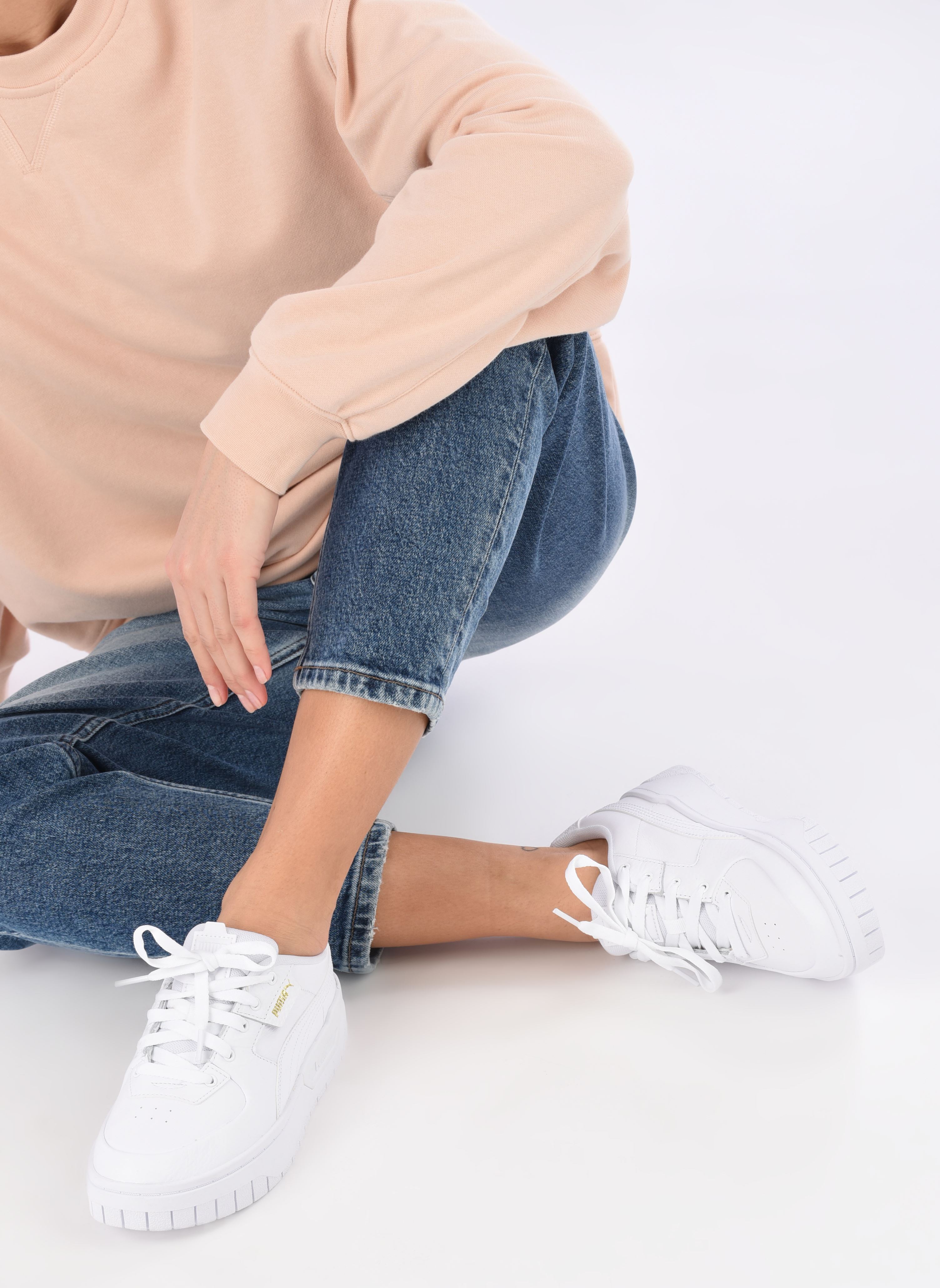 Niedrige Sneaker Cali Dream Lth Wns damen weiß Puma Niedrige Sneaker Cali Dream Lth Wns damen weiß PUMA WHITE
