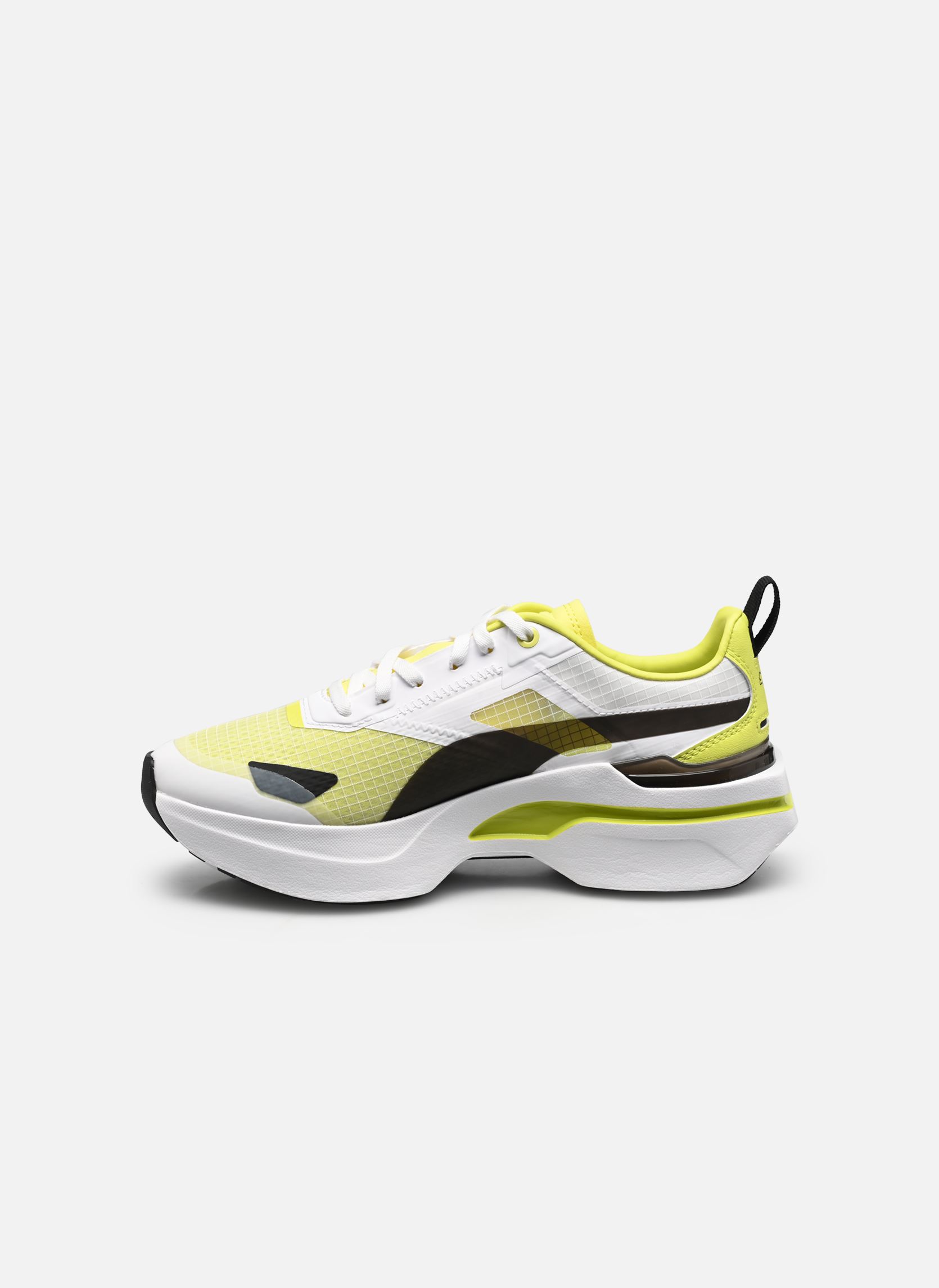 Baskets basses Kosmo Rider Wns femme multicolore Puma Baskets basses Kosmo Rider Wns femme multicolore PUMA WHITE-LIME SHEEN