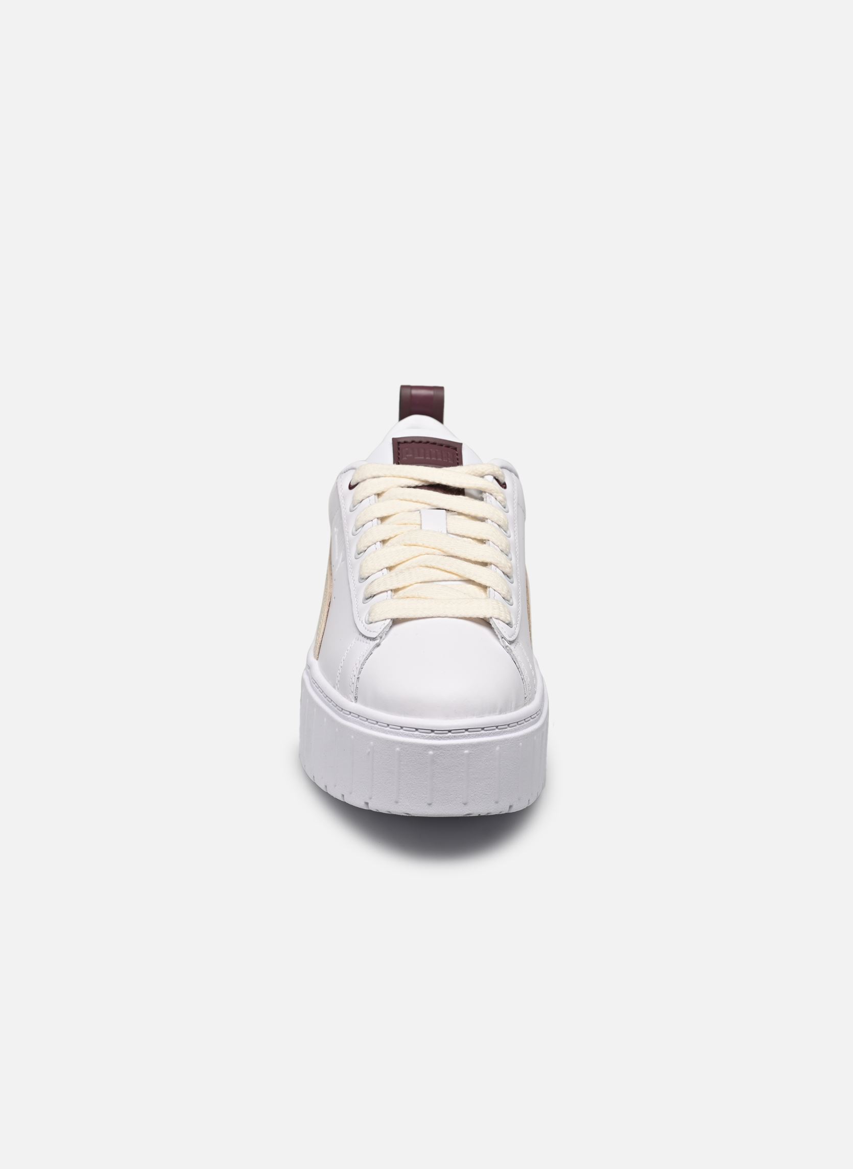 Niedrige Sneaker Mayze Luxe Wns damen weiß Puma Niedrige Sneaker Mayze Luxe Wns damen weiß PUMA WHITE-DUSTY PLUM