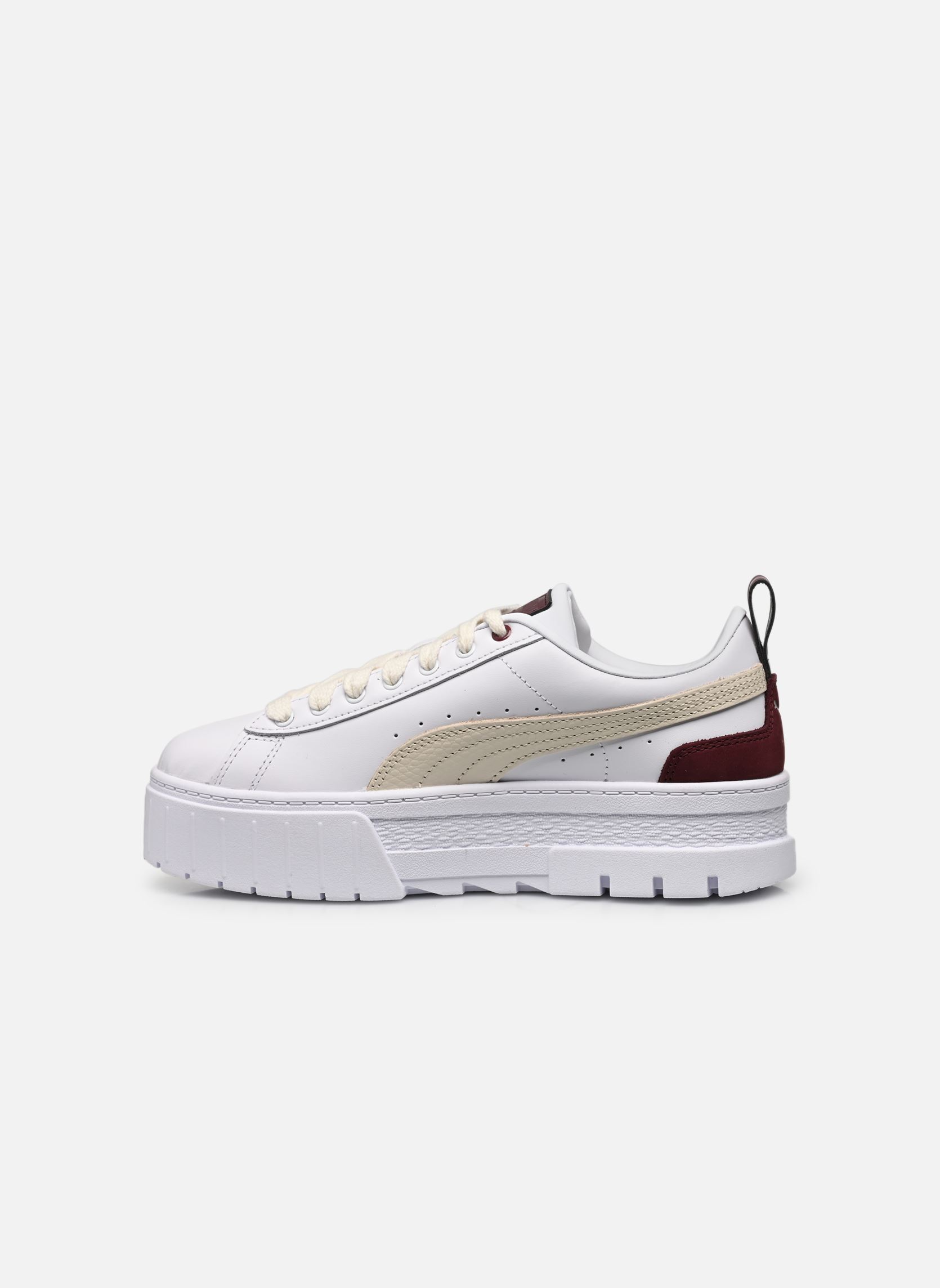 Niedrige Sneaker Mayze Luxe Wns damen weiß Puma Niedrige Sneaker Mayze Luxe Wns damen weiß PUMA WHITE-DUSTY PLUM