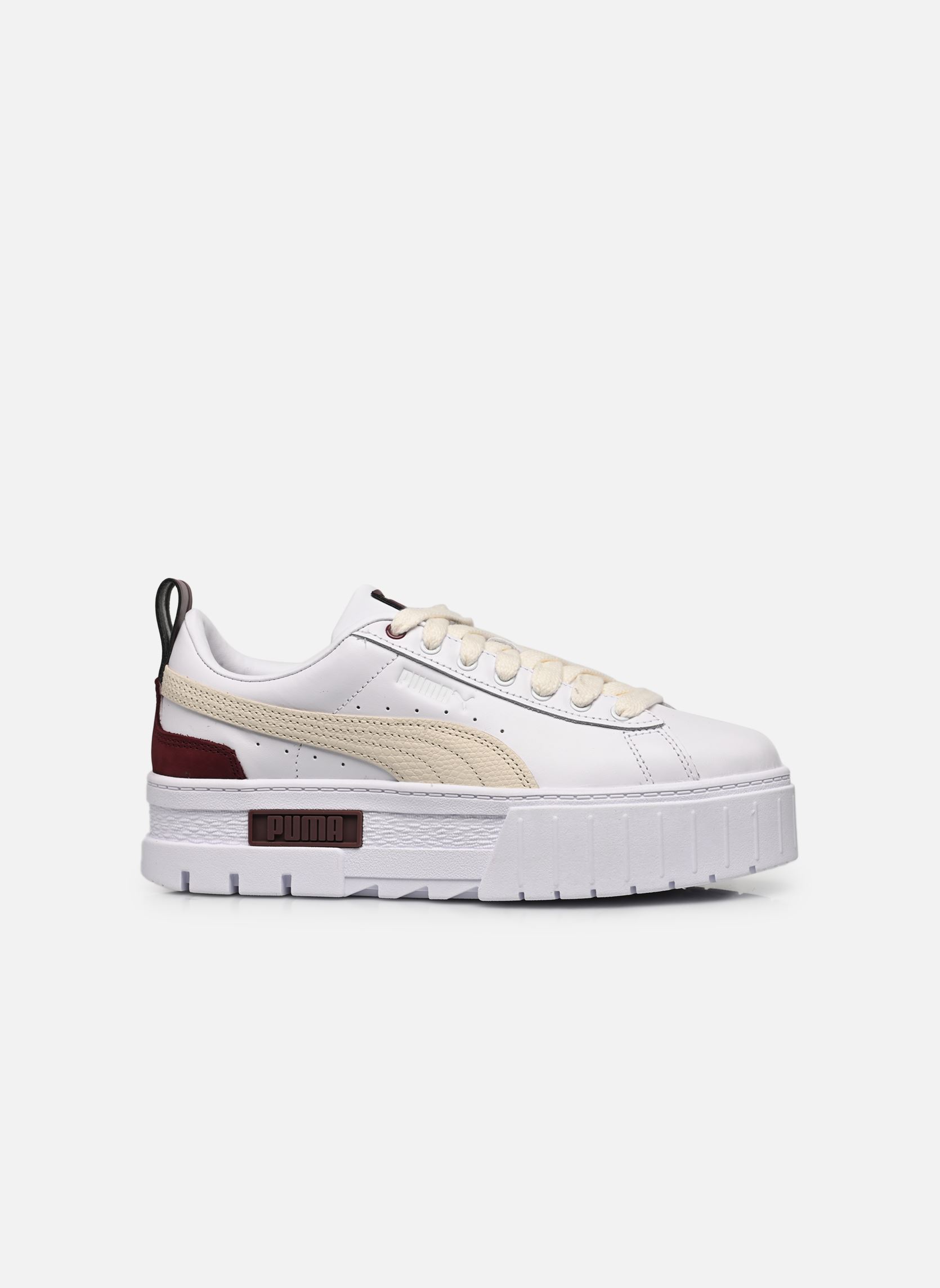 Niedrige Sneaker Mayze Luxe Wns damen weiß Puma Niedrige Sneaker Mayze Luxe Wns damen weiß PUMA WHITE-DUSTY PLUM
