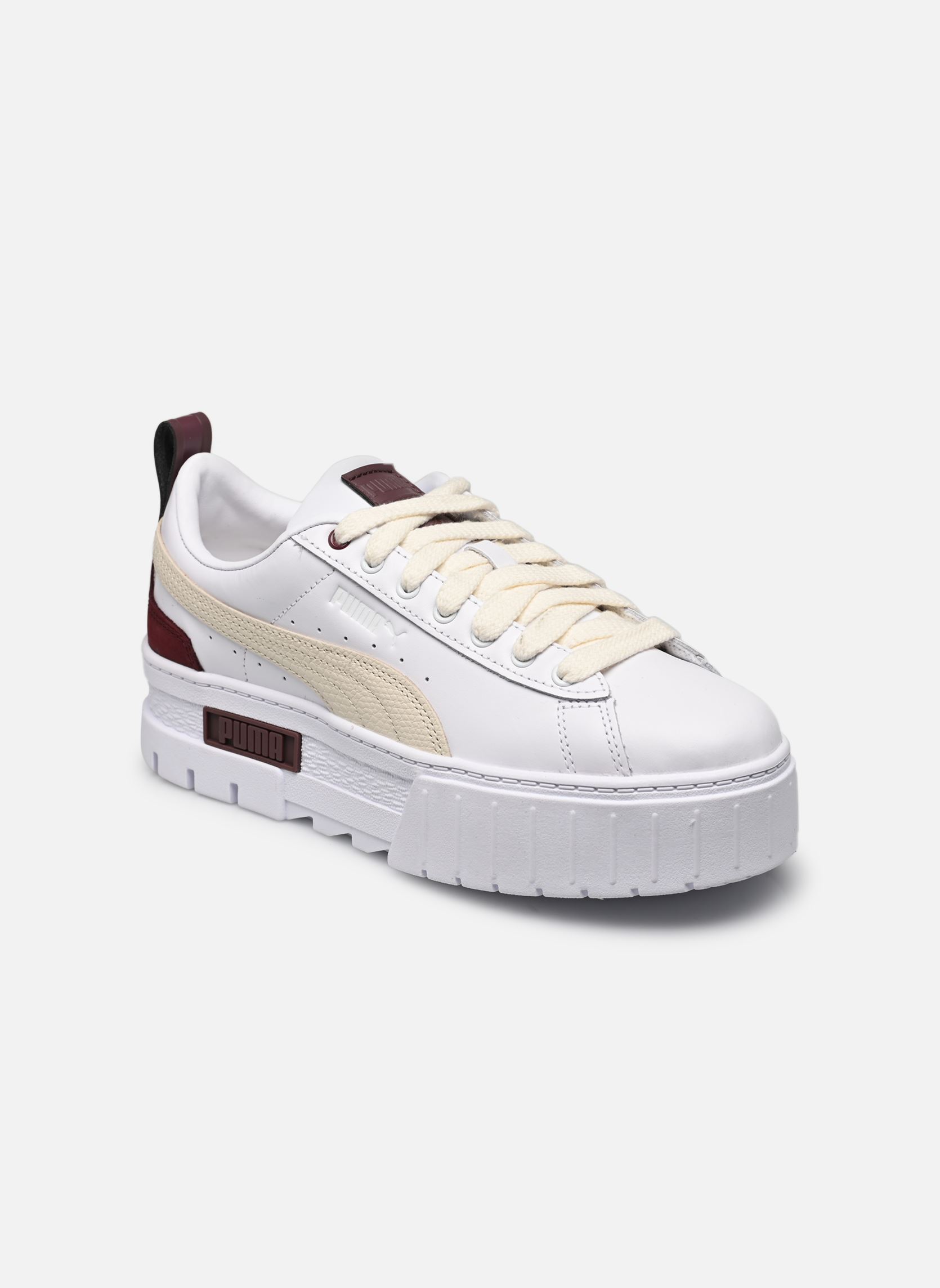 Niedrige Sneaker Mayze Luxe Wns damen weiß Puma Niedrige Sneaker Mayze Luxe Wns damen weiß PUMA WHITE-DUSTY PLUM