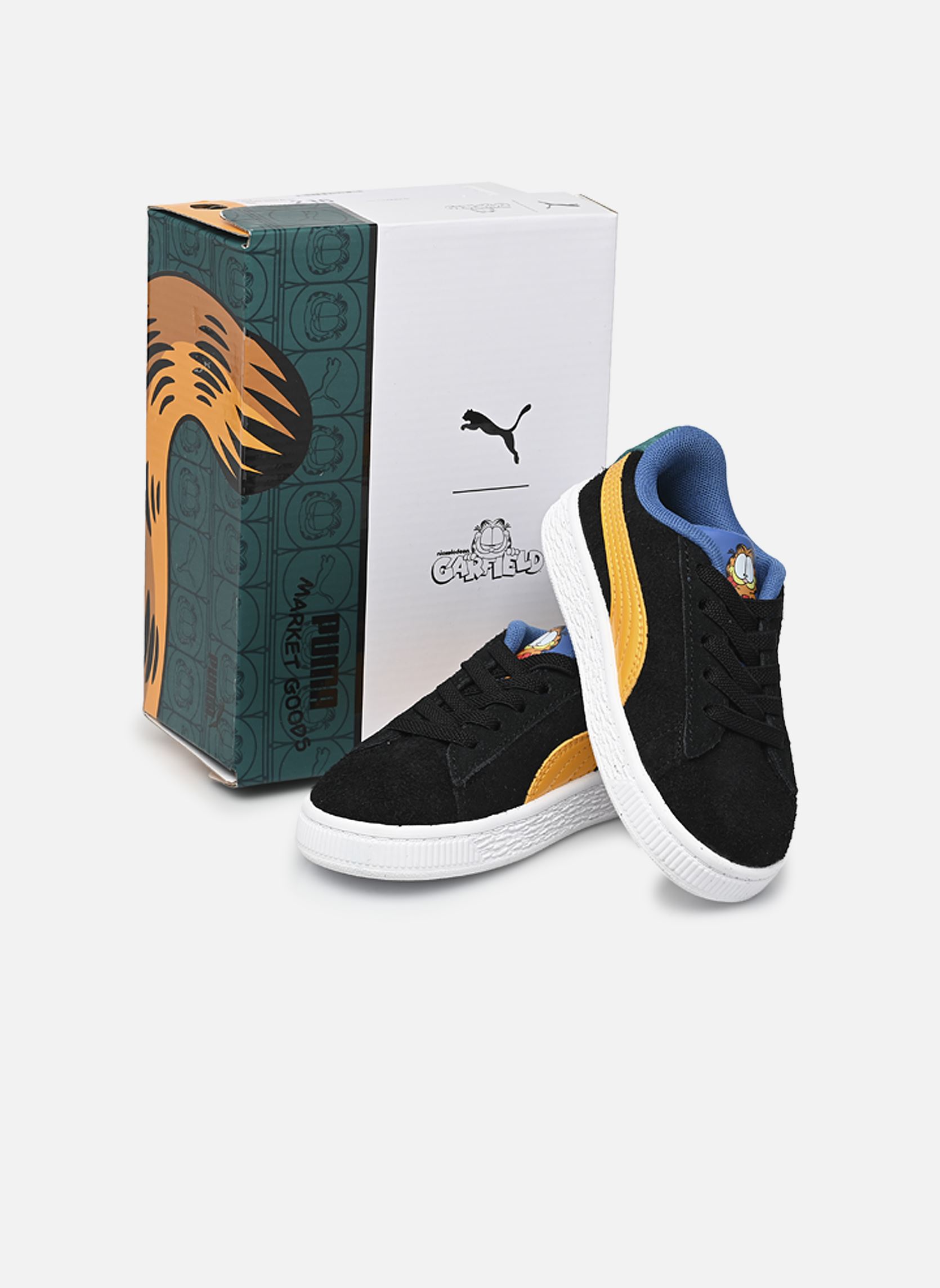 Niedrige Sneaker Garfield Suede Ac Inf schwarz Puma Niedrige Sneaker Garfield Suede Ac Inf schwarz DARK CHEDDAR-CELANDINE-VALLART