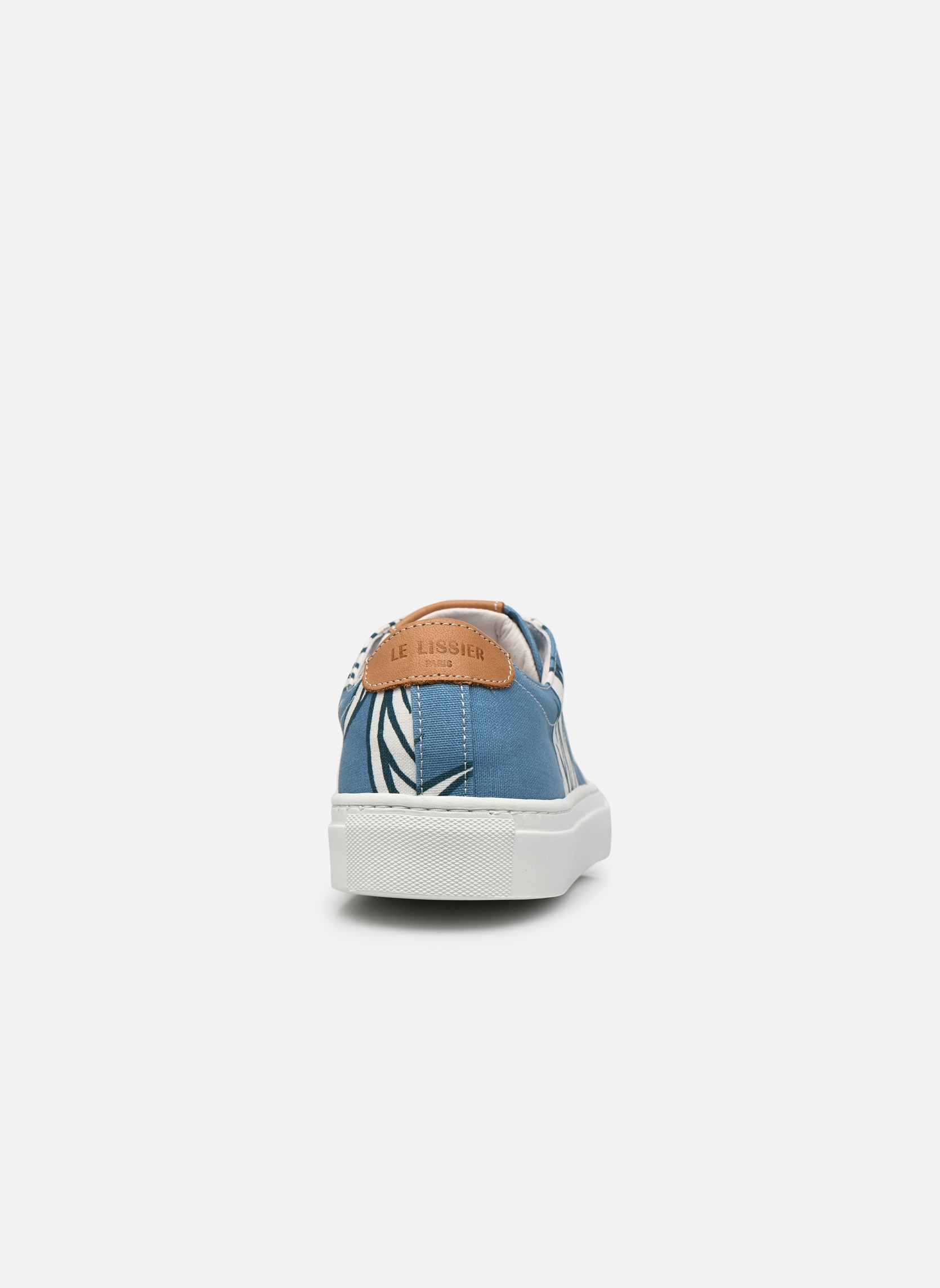 Leinen-Sneaker Lacets indienne bleu damen blau Le Lissier Leinen-Sneaker Lacets indienne bleu damen blau BLEU