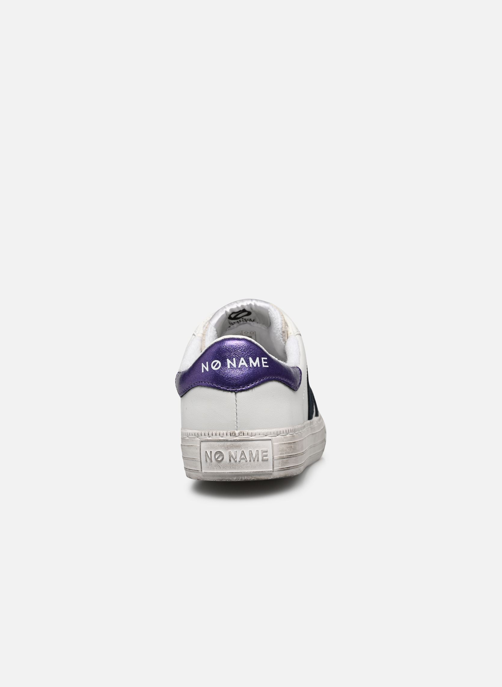 Lage sneakers STRIKE SIDE dames wit No Name Lage sneakers STRIKE SIDE dames wit WHITE/PURPLE