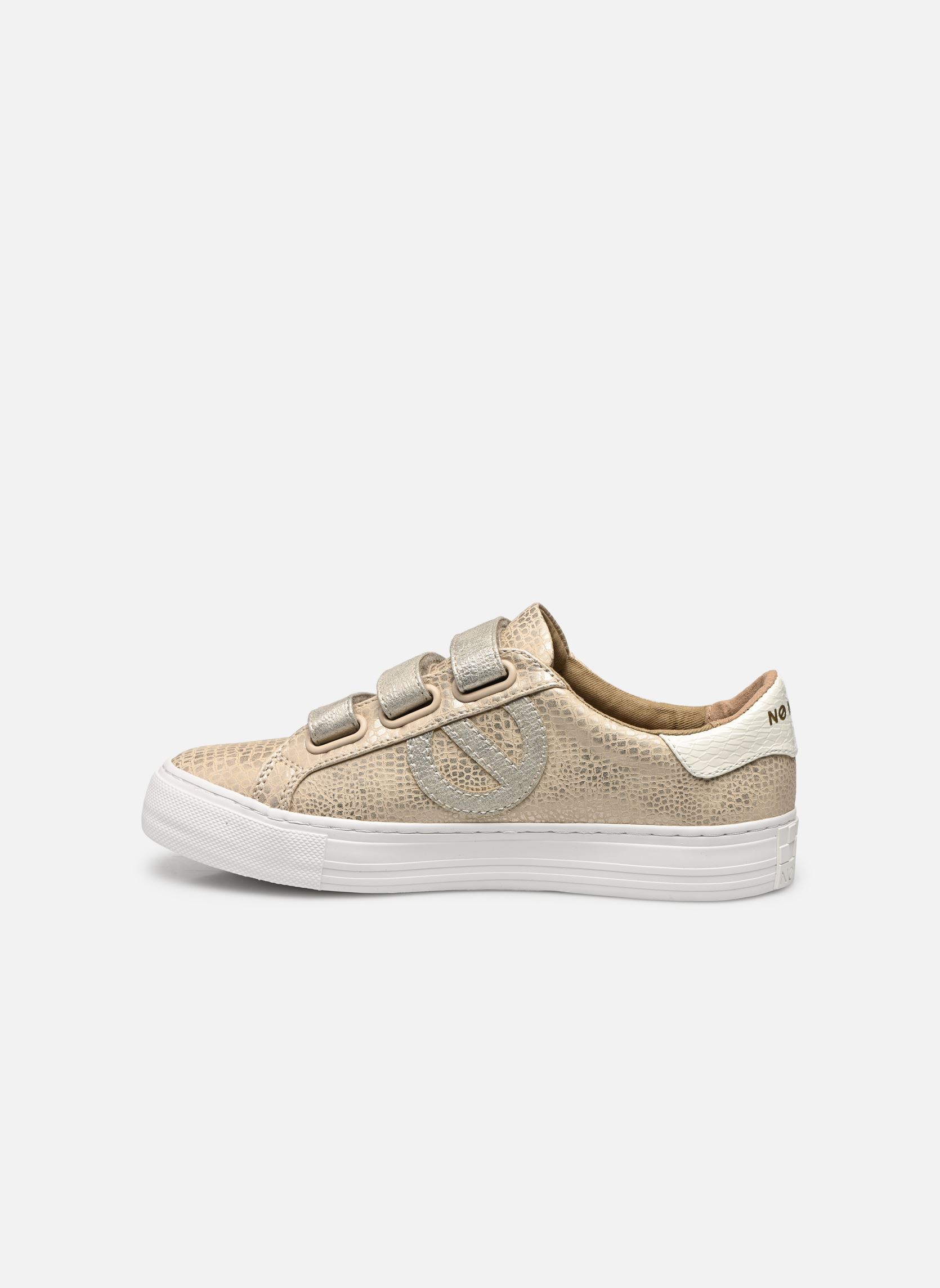 Lage sneakers ARCADE STRAPS SIDE dames goud en brons No Name Lage sneakers ARCADE STRAPS SIDE dames goud en brons Sand/Sand
