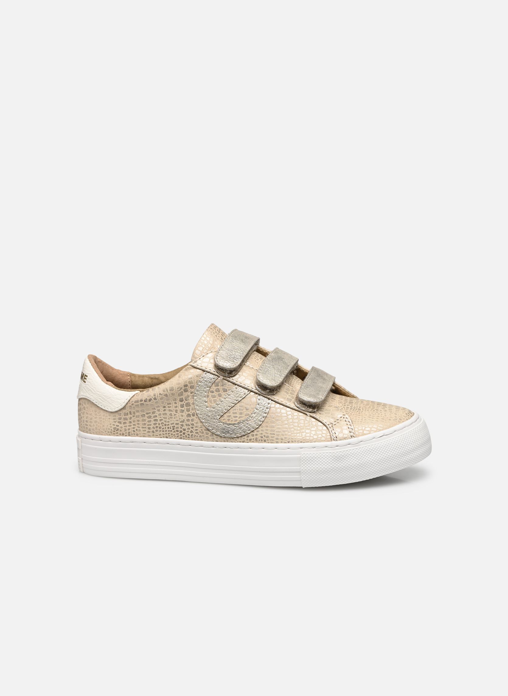 Lage sneakers ARCADE STRAPS SIDE dames goud en brons No Name Lage sneakers ARCADE STRAPS SIDE dames goud en brons Sand/Sand