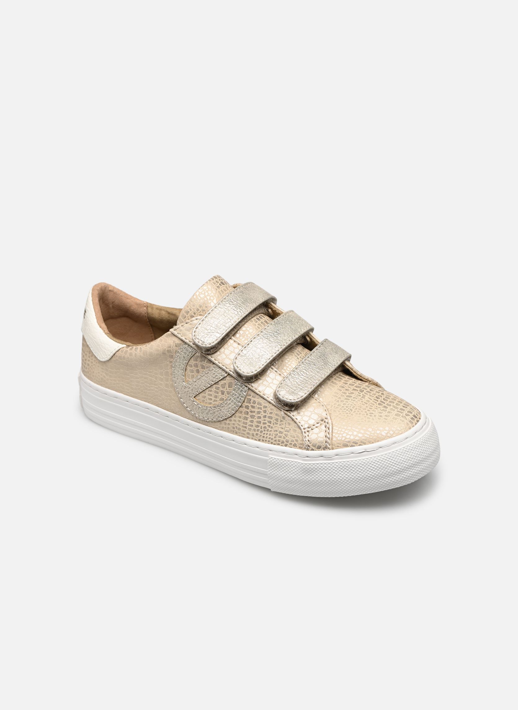 Lage sneakers ARCADE STRAPS SIDE dames goud en brons No Name Lage sneakers ARCADE STRAPS SIDE dames goud en brons Sand/Sand