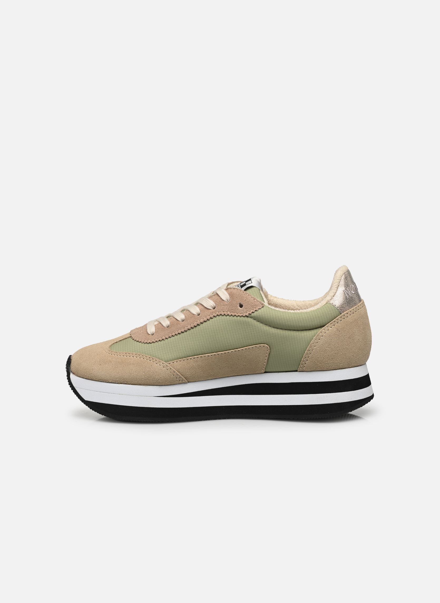 Baskets basses FLEX M JOGGER femme multicolore No Name Baskets basses FLEX M JOGGER femme multicolore IVOIRE/NUDE/OLIVE