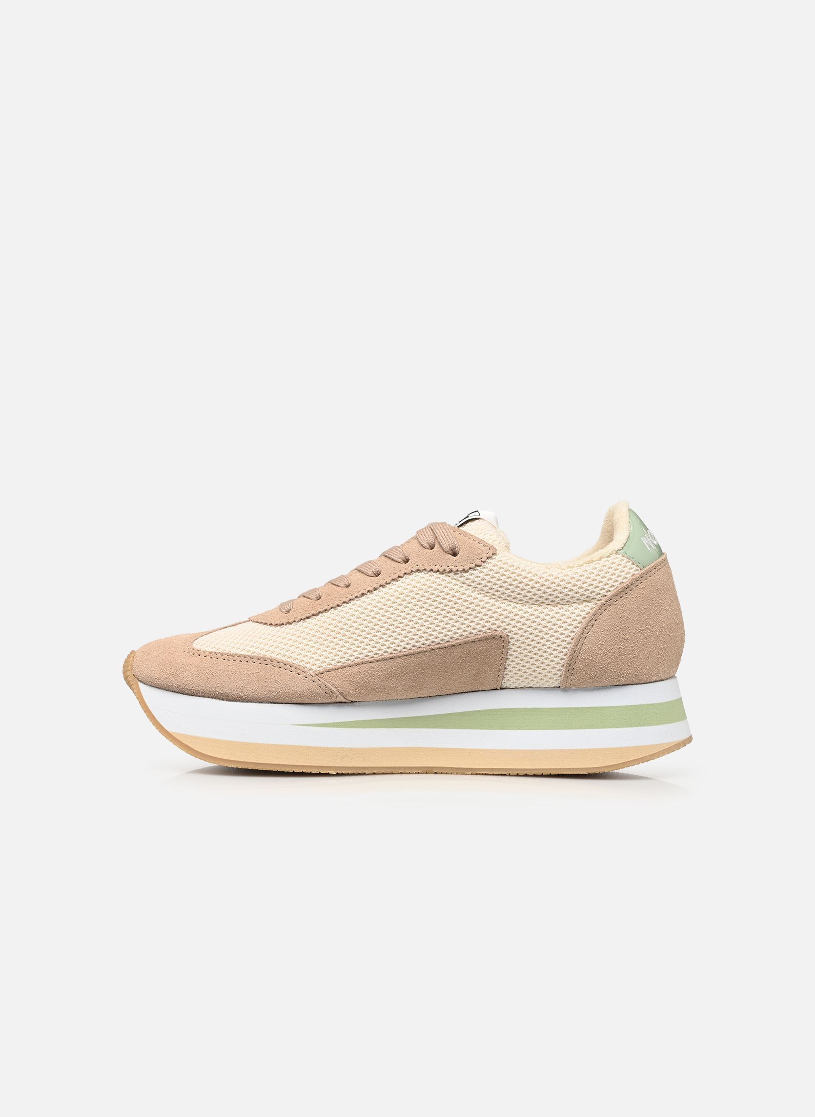 Baskets basses FLEX M JOGGER femme beige No Name Baskets basses FLEX M JOGGER femme beige SKIN/DOVE/JADE