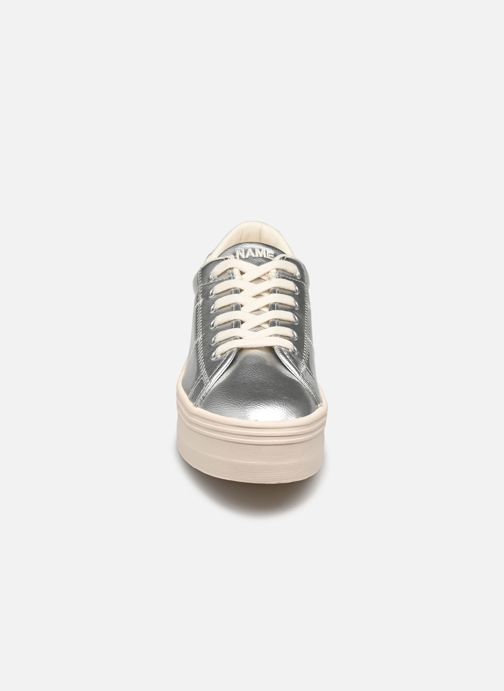 Niedrige Sneaker PLATO M SNEAKER damen silber No Name Niedrige Sneaker PLATO M SNEAKER damen silber SILVER/MINT