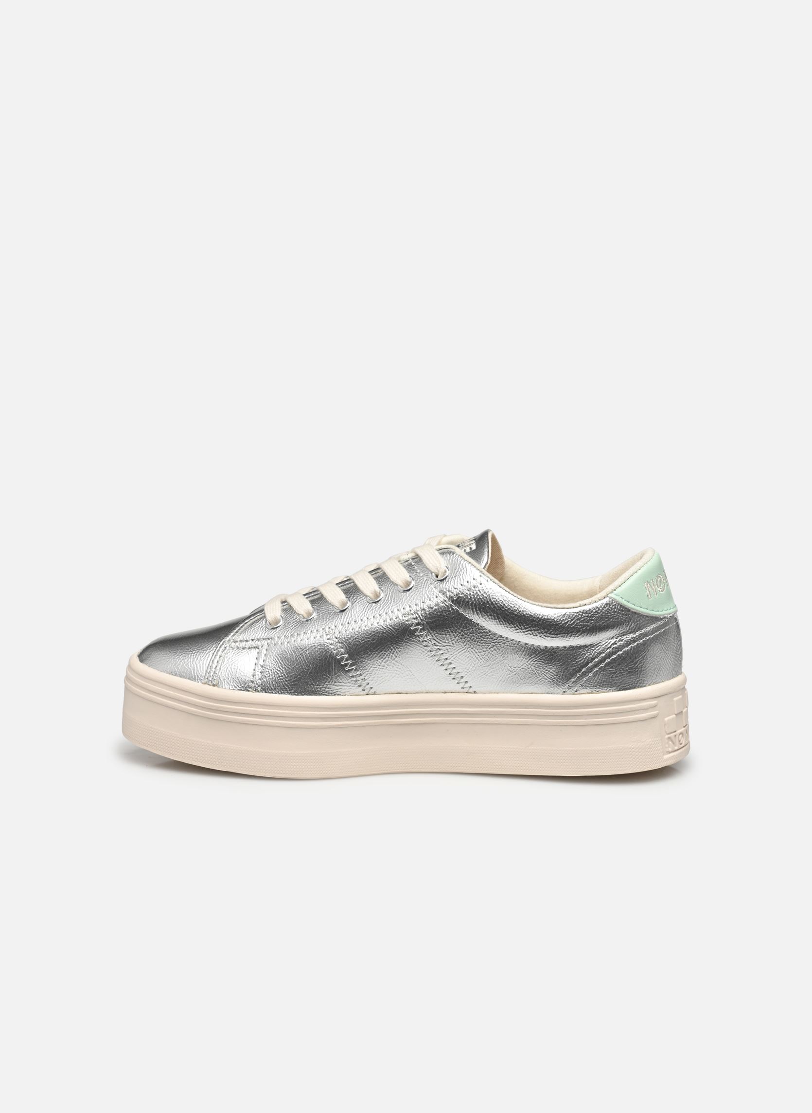 Niedrige Sneaker PLATO M SNEAKER damen silber No Name Niedrige Sneaker PLATO M SNEAKER damen silber SILVER/MINT