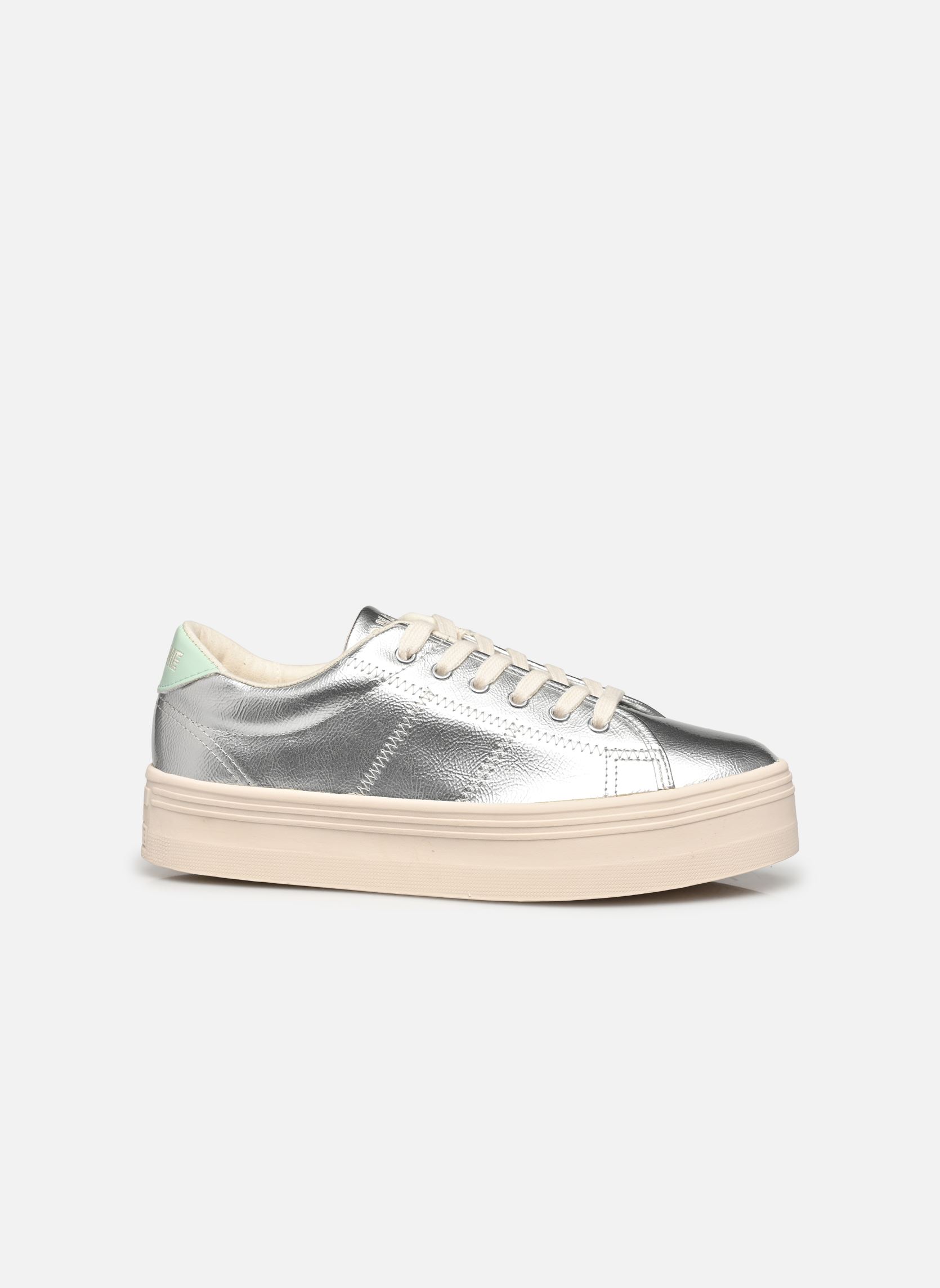 Niedrige Sneaker PLATO M SNEAKER damen silber No Name Niedrige Sneaker PLATO M SNEAKER damen silber SILVER/MINT