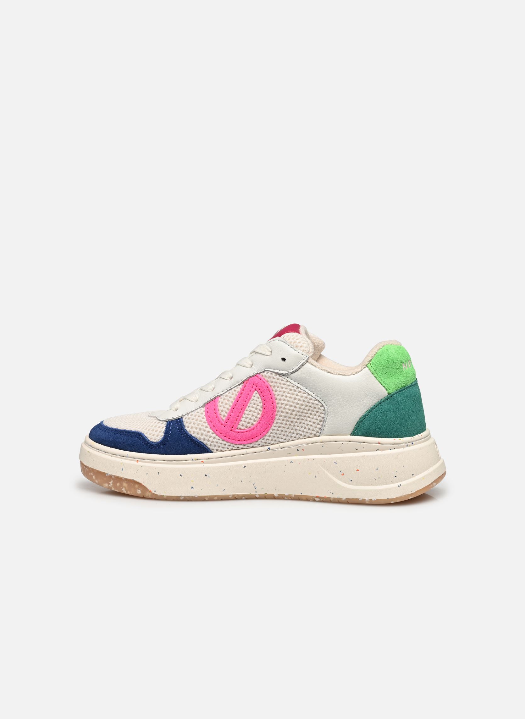 Baskets basses BRIDGET SNEAKER femme multicolore No Name Baskets basses BRIDGET SNEAKER femme multicolore BLUE/FLUO PINK/WHITE