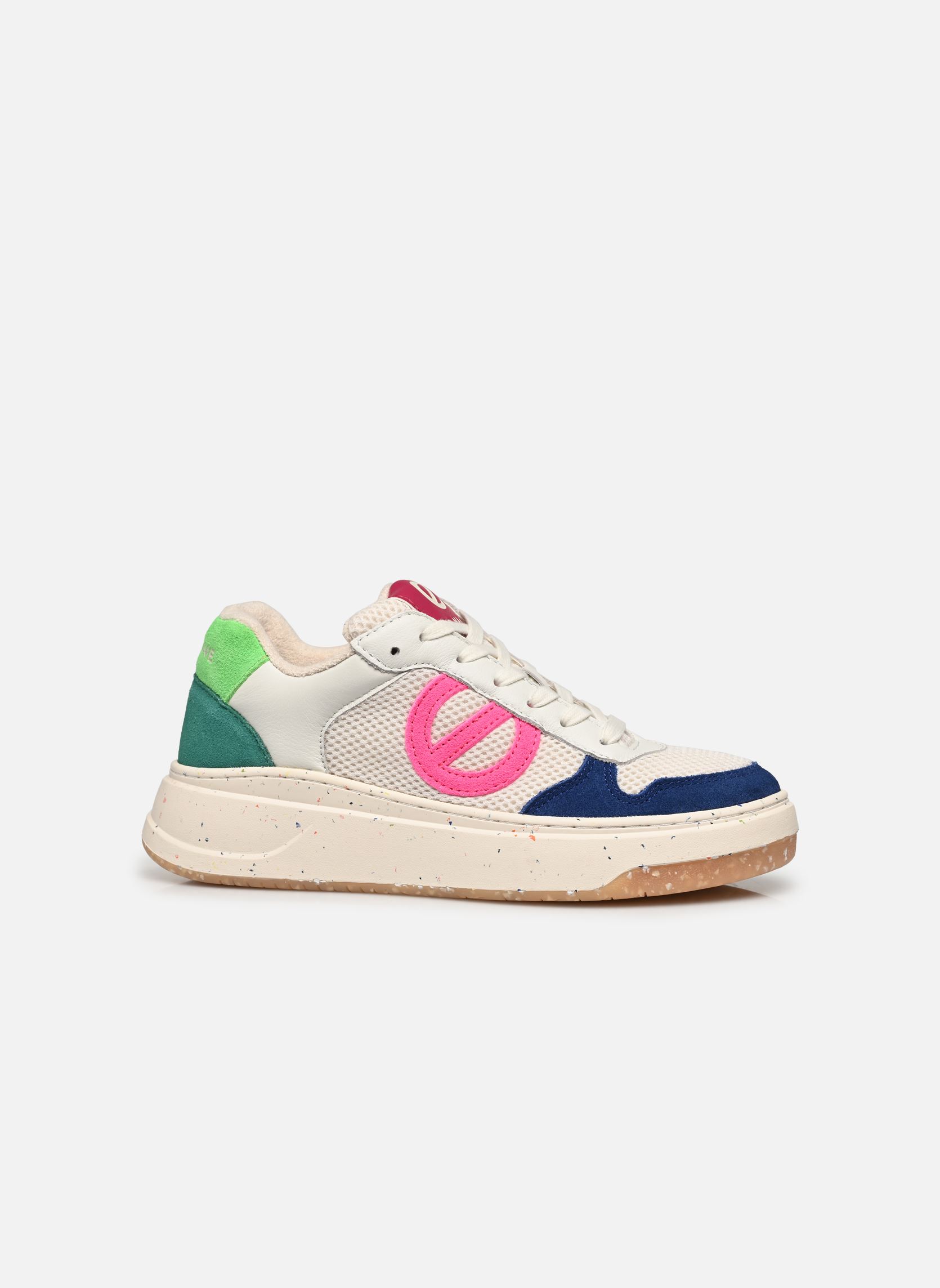 Baskets basses BRIDGET SNEAKER femme multicolore No Name Baskets basses BRIDGET SNEAKER femme multicolore BLUE/FLUO PINK/WHITE