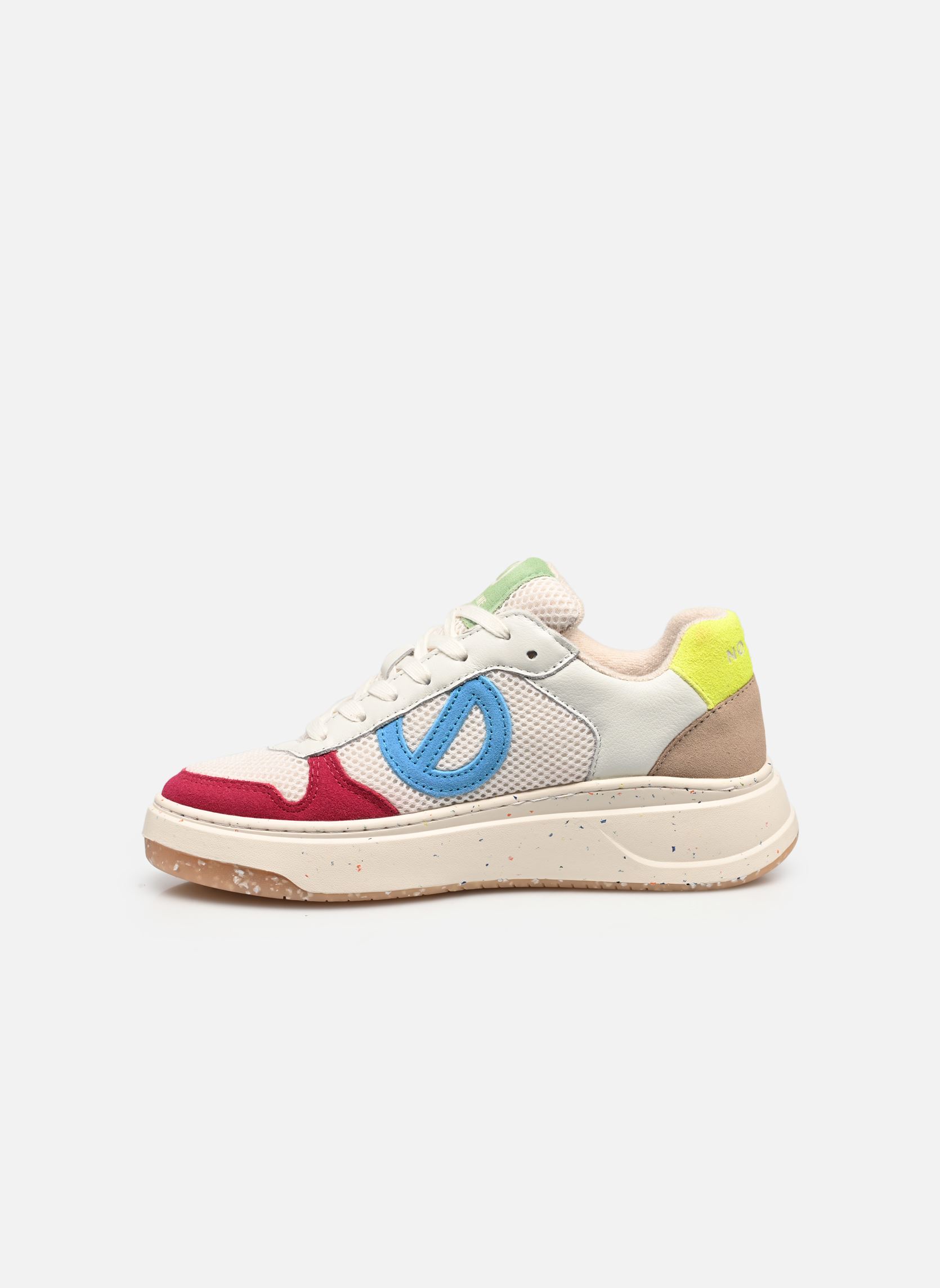 Baskets basses BRIDGET SNEAKER femme multicolore No Name Baskets basses BRIDGET SNEAKER femme multicolore FUXIA/TURQUOISE/WHT
