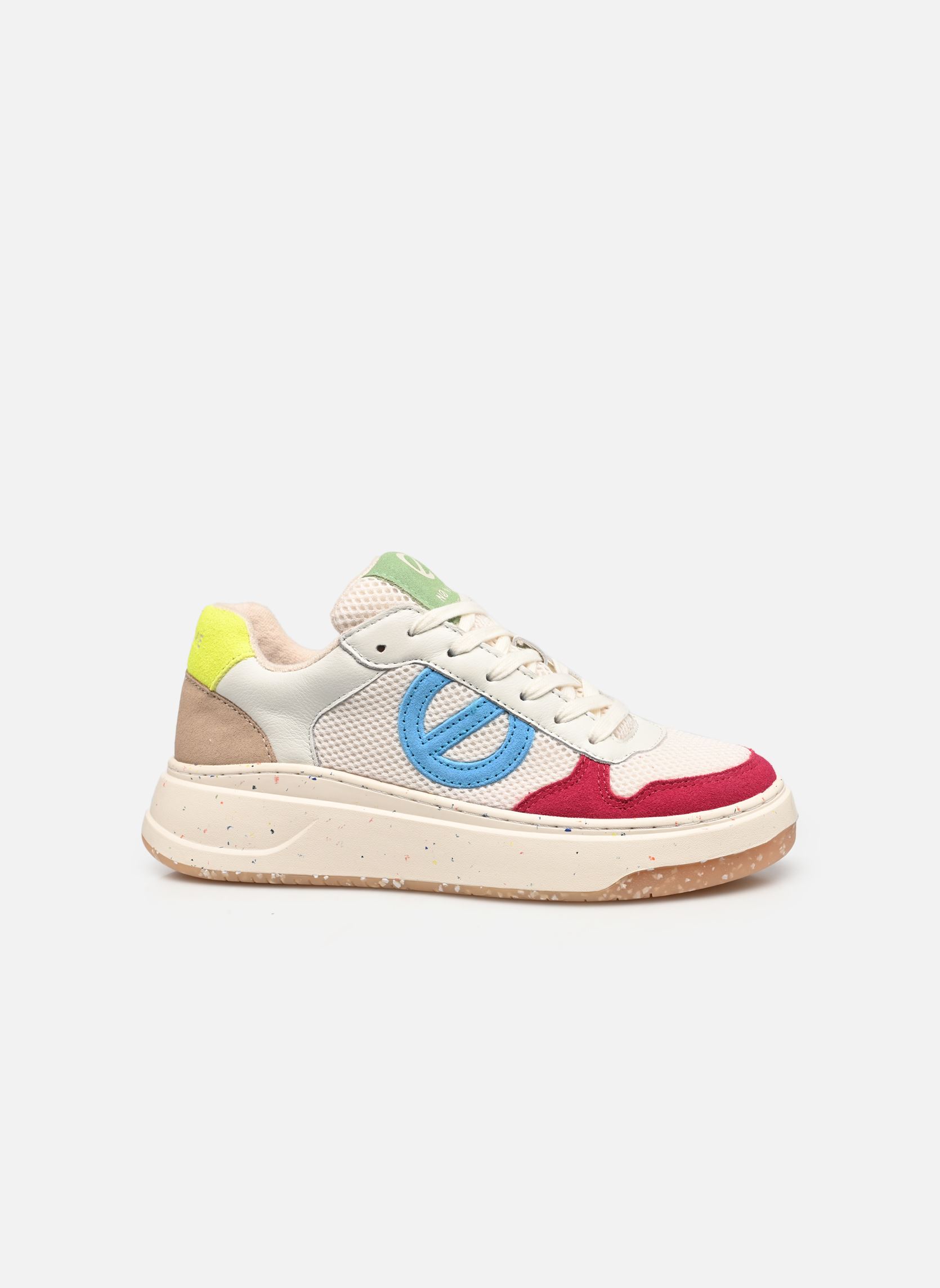 Baskets basses BRIDGET SNEAKER femme multicolore No Name Baskets basses BRIDGET SNEAKER femme multicolore FUXIA/TURQUOISE/WHT