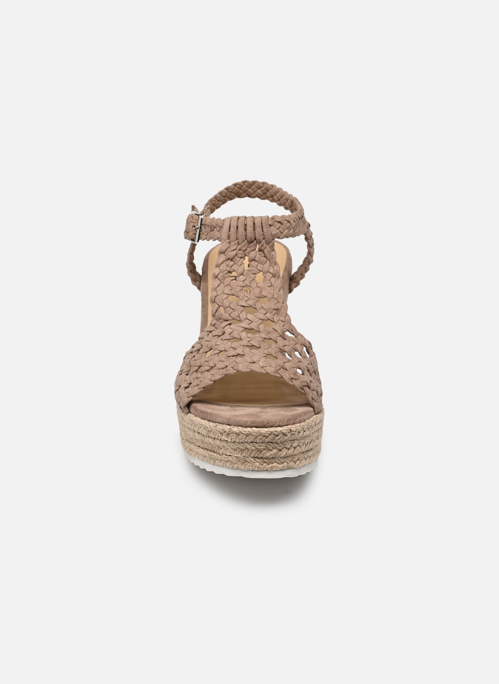 Sandali con zeppa e plateau 195034F2T donna beige Bullboxer Sandali con zeppa e plateau 195034F2T donna beige Natural