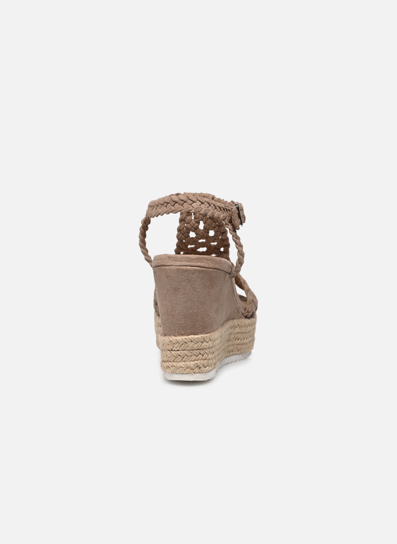 Sandali con zeppa e plateau 195034F2T donna beige Bullboxer Sandali con zeppa e plateau 195034F2T donna beige Natural