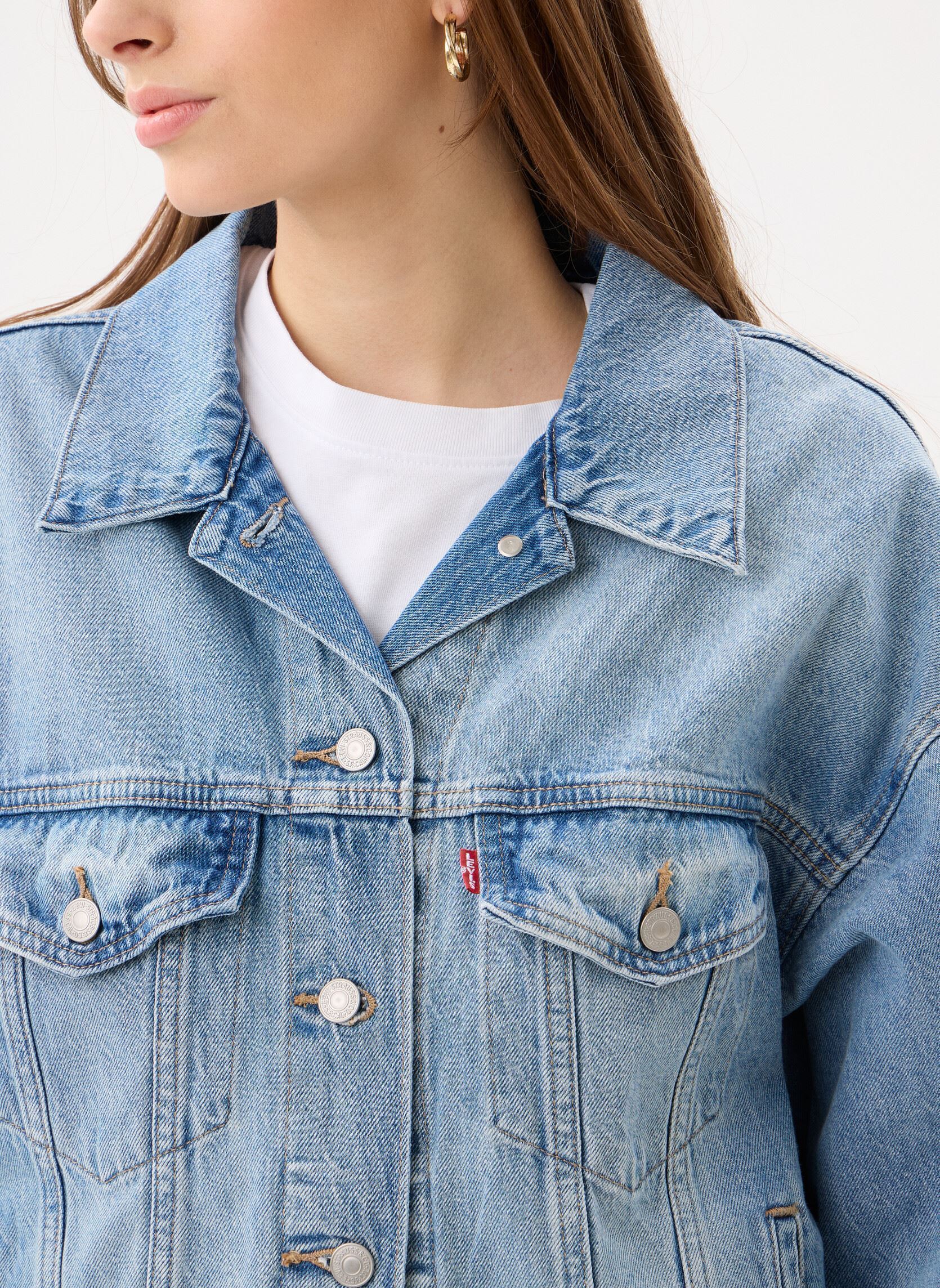 Vestes en jean 90S Trucker femme bleu Levi's Vestes en jean 90S Trucker femme bleu SHE KNEW