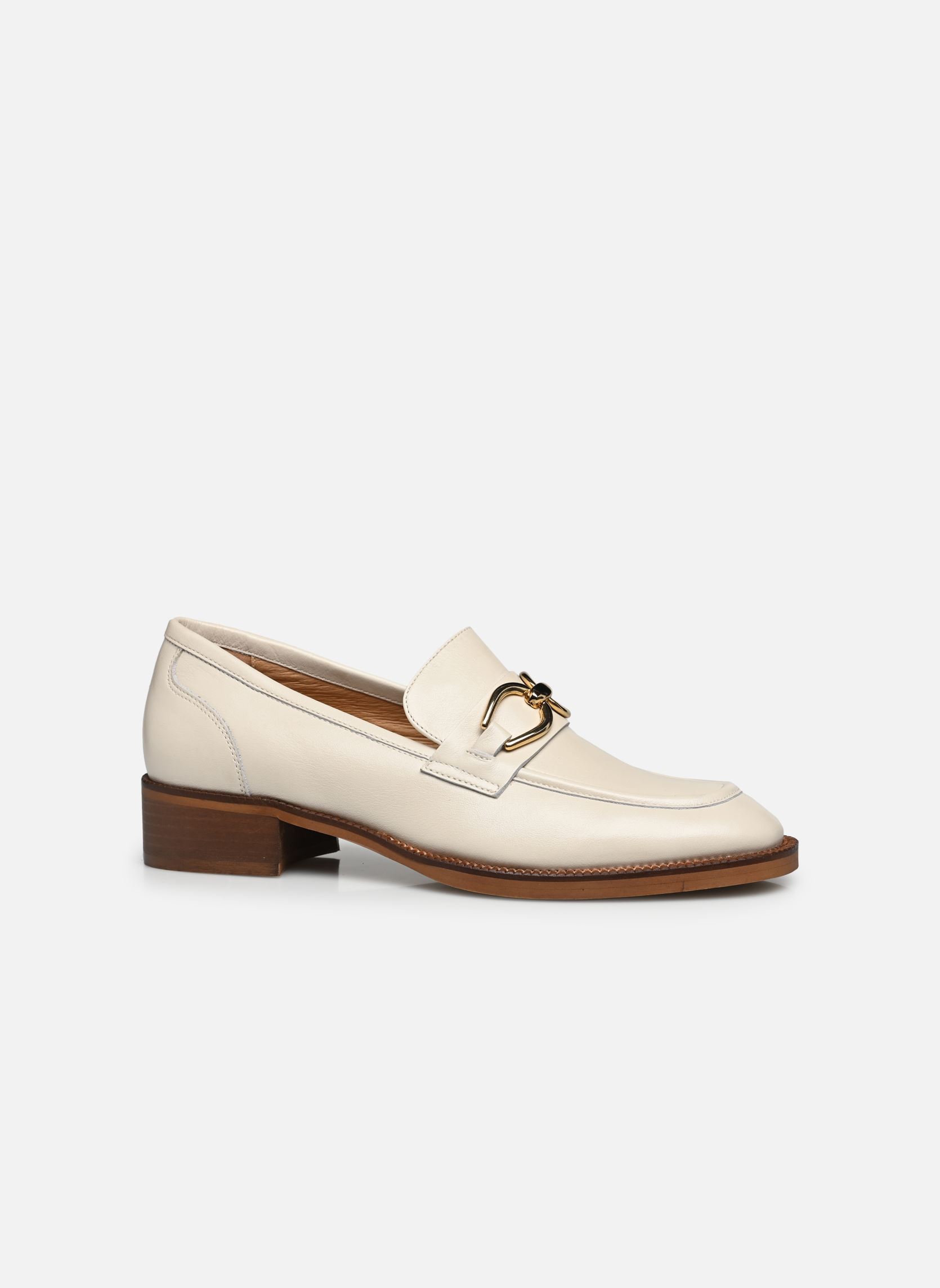 Mocassins F611215LIS femme blanc Minelli Mocassins F611215LIS femme blanc IVOIRE