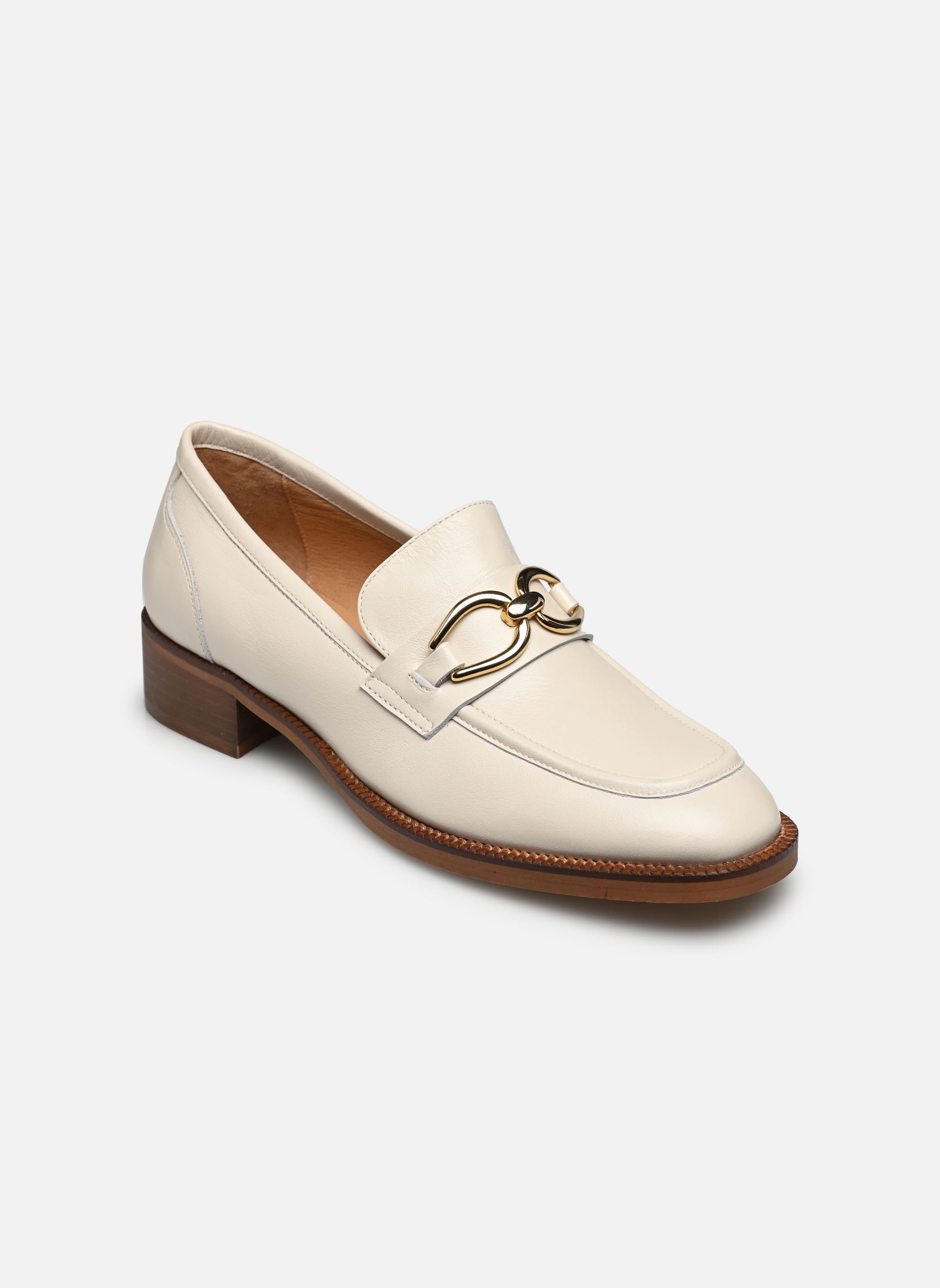 Mocassins F611215LIS femme blanc Minelli Mocassins F611215LIS femme blanc IVOIRE