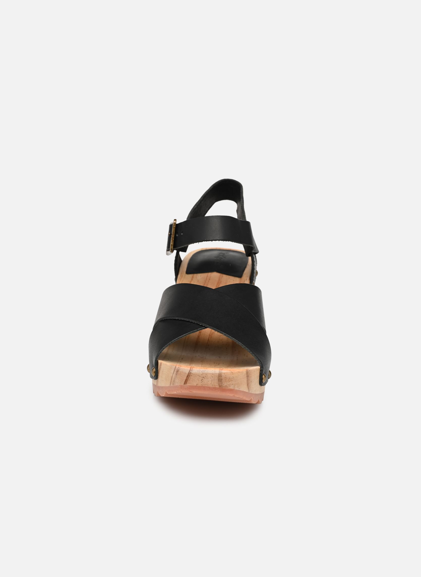 Keil- und Plateausandalen KICK WISE damen schwarz Kickers Keil- und Plateausandalen KICK WISE damen schwarz Noir