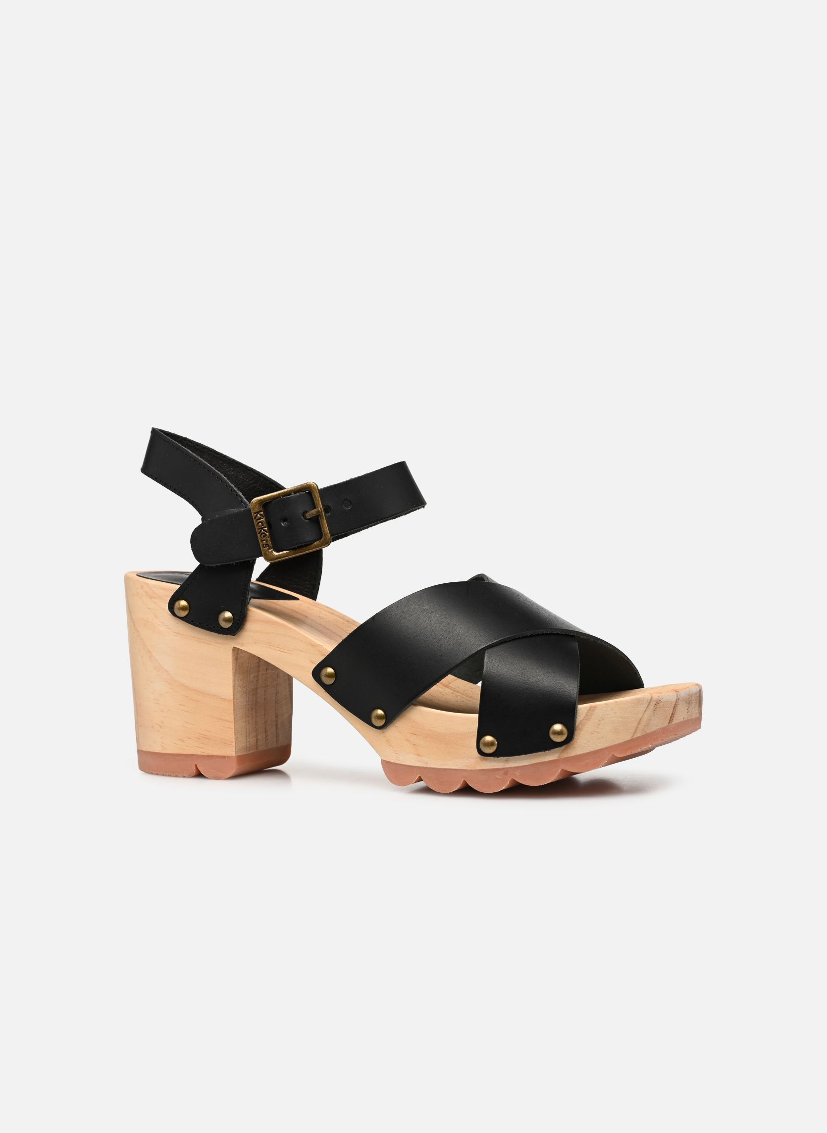 Keil- und Plateausandalen KICK WISE damen schwarz Kickers Keil- und Plateausandalen KICK WISE damen schwarz Noir